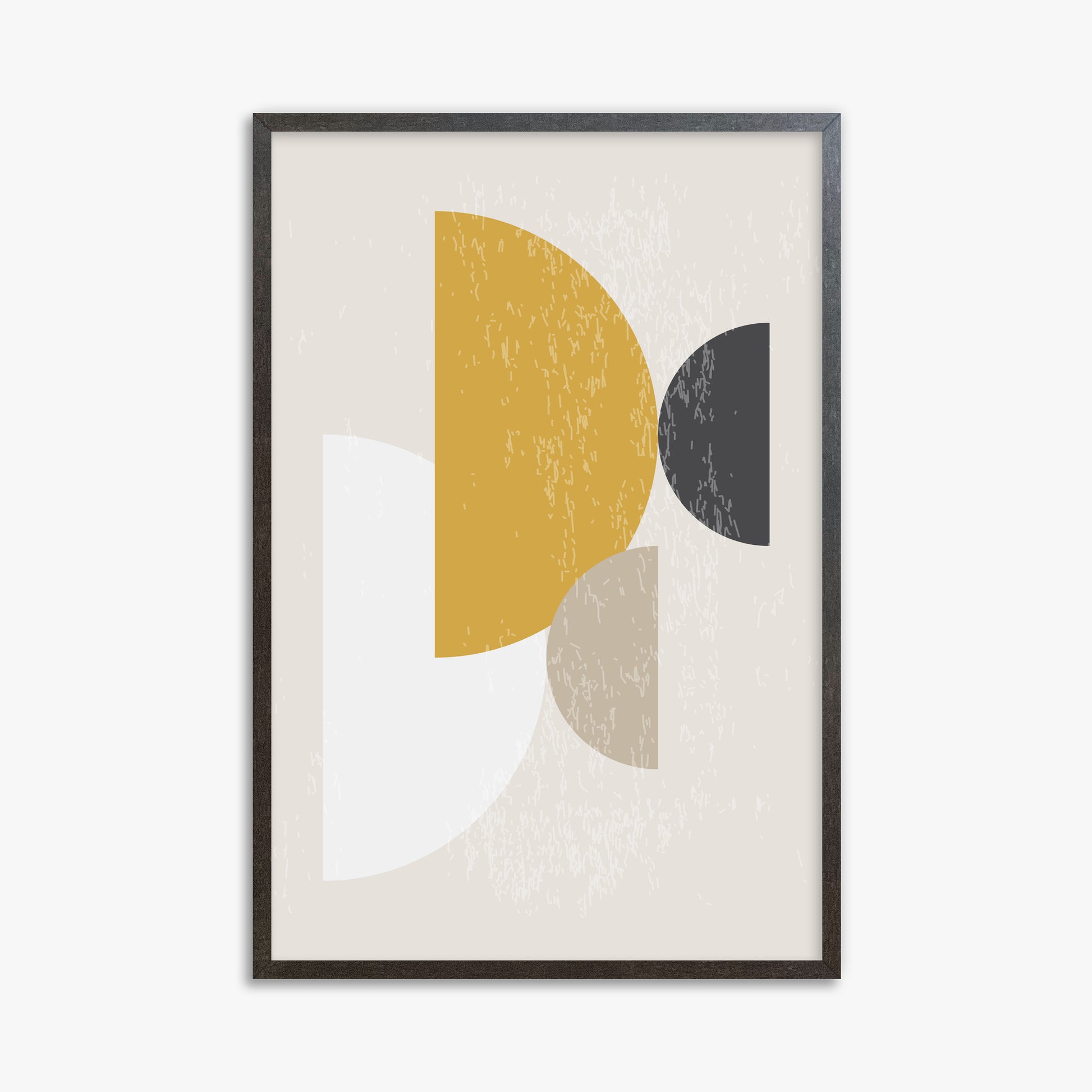 Harvest Overlap, 61x91cm Framed Poster With Espresso Frame