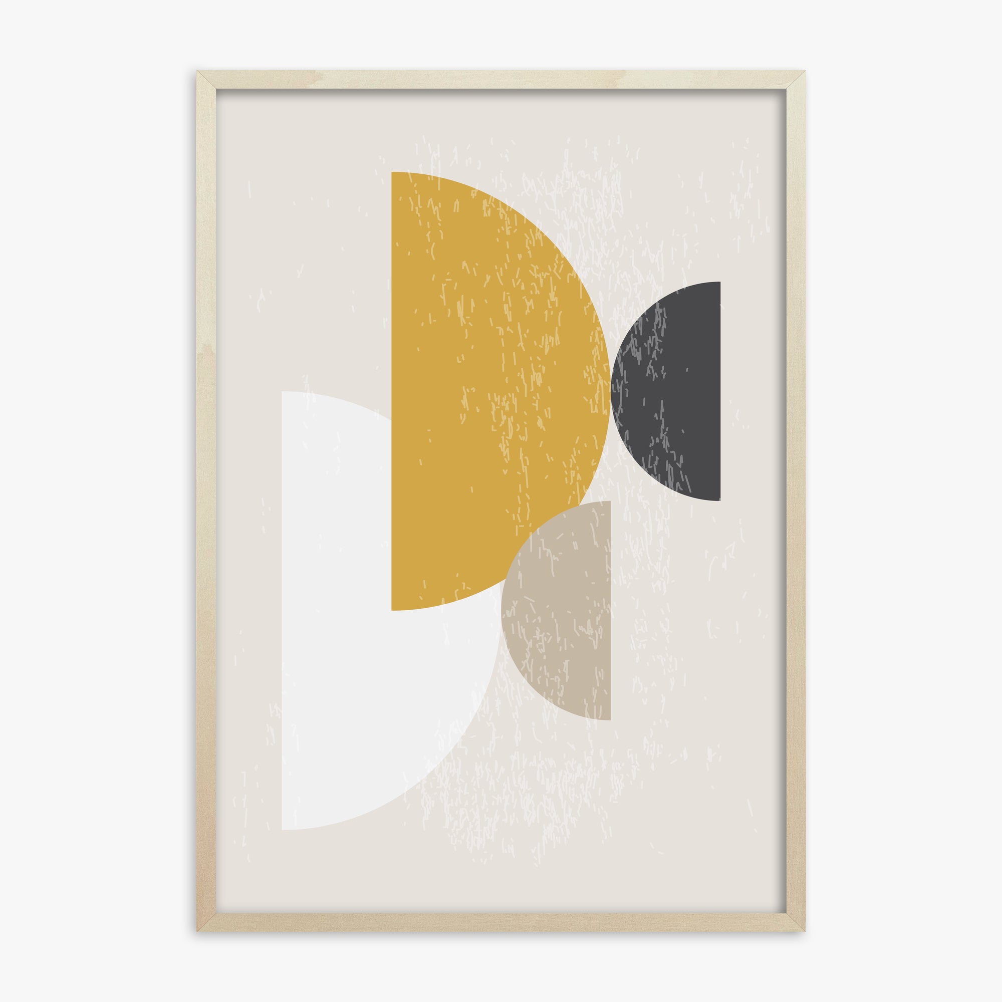 Harvest Overlap, 70x100cm Framed Poster With Lime Wood Frame