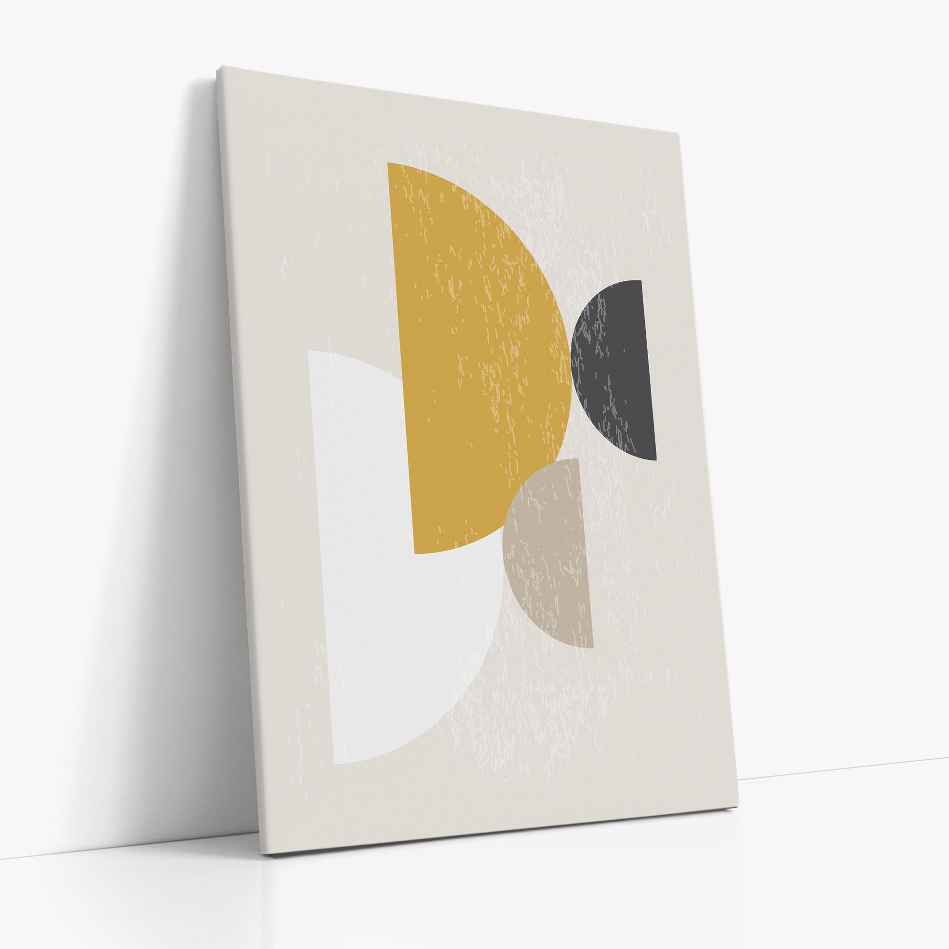 Harvest Overlap, 70x100cm Satin Canvas Poster Left Angle