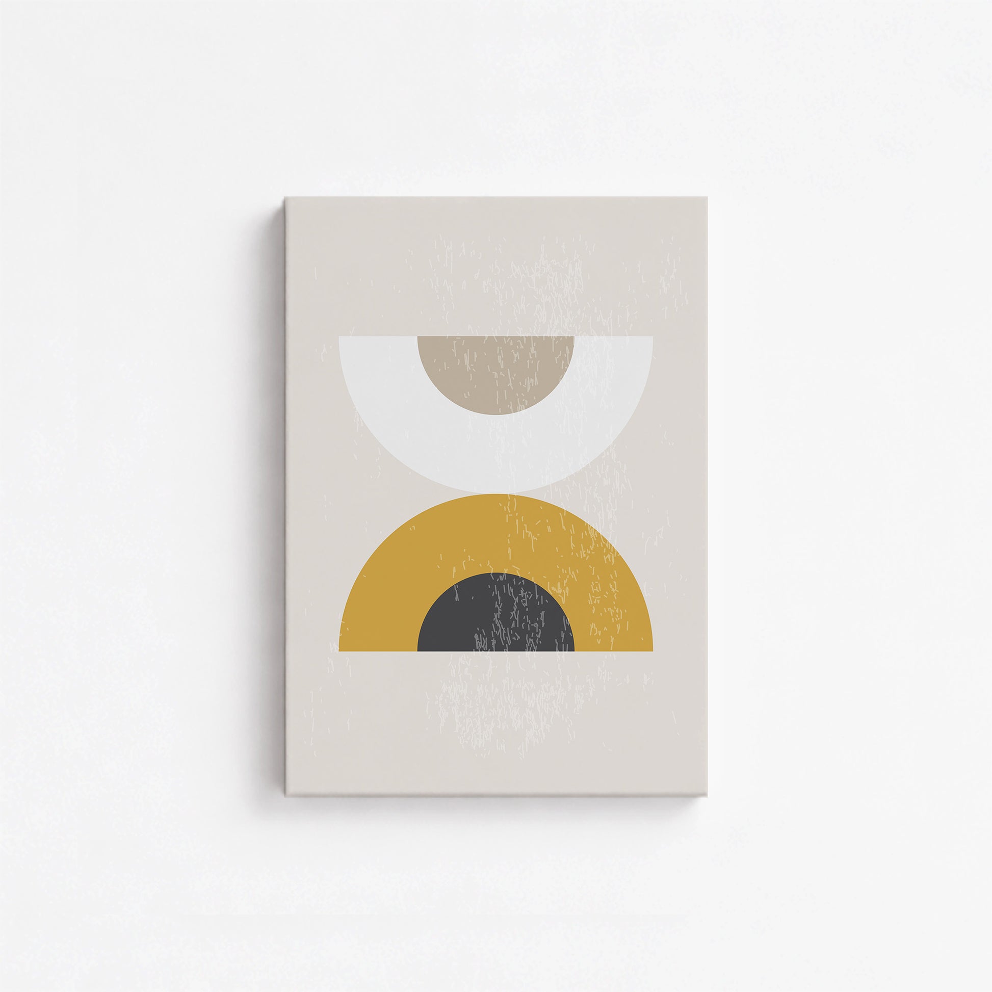 Geometric Balance, 21x30cm Satin Canvas Poster