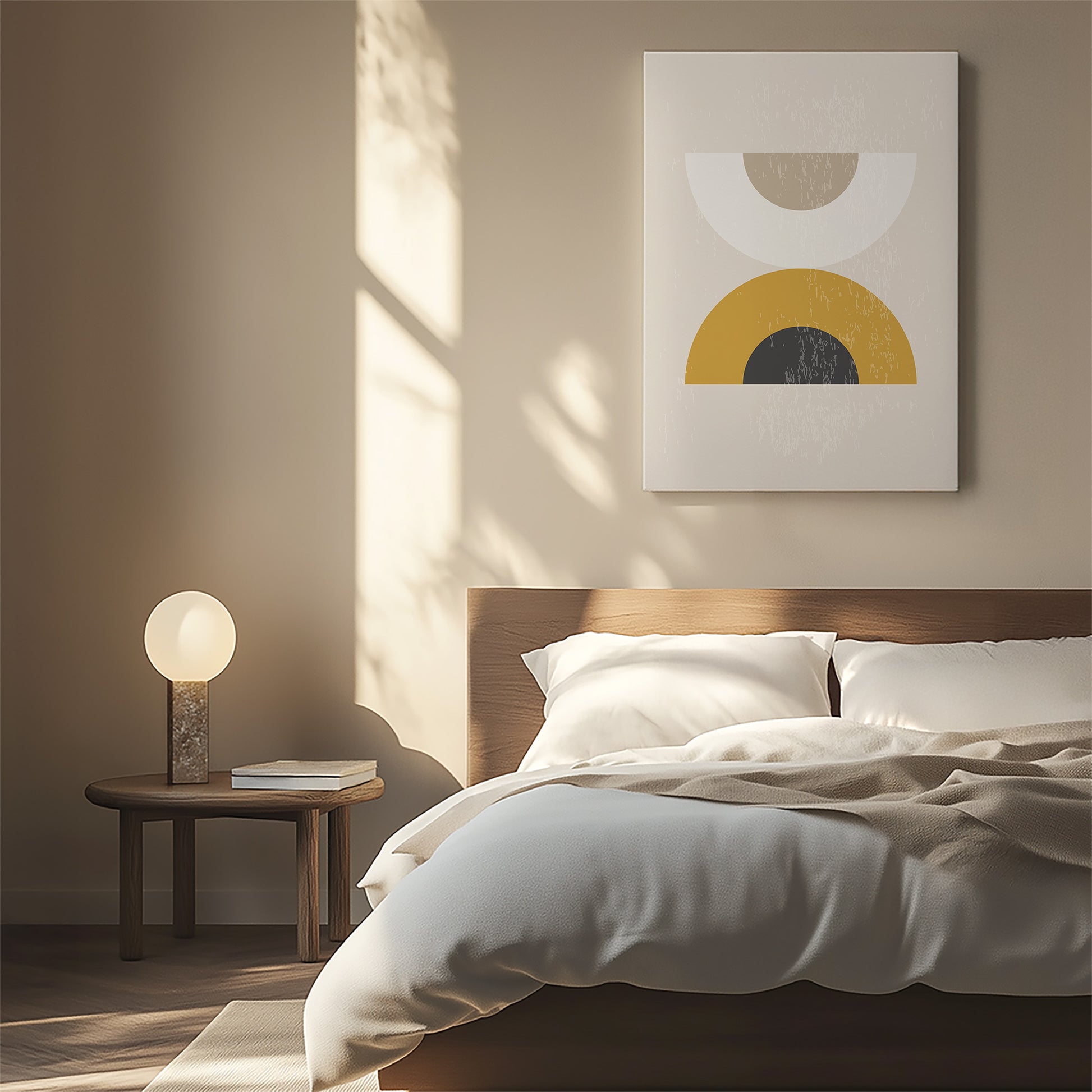 Design Concept No. 55 for Geometric Balance Modern Satin Canvas Poster Art