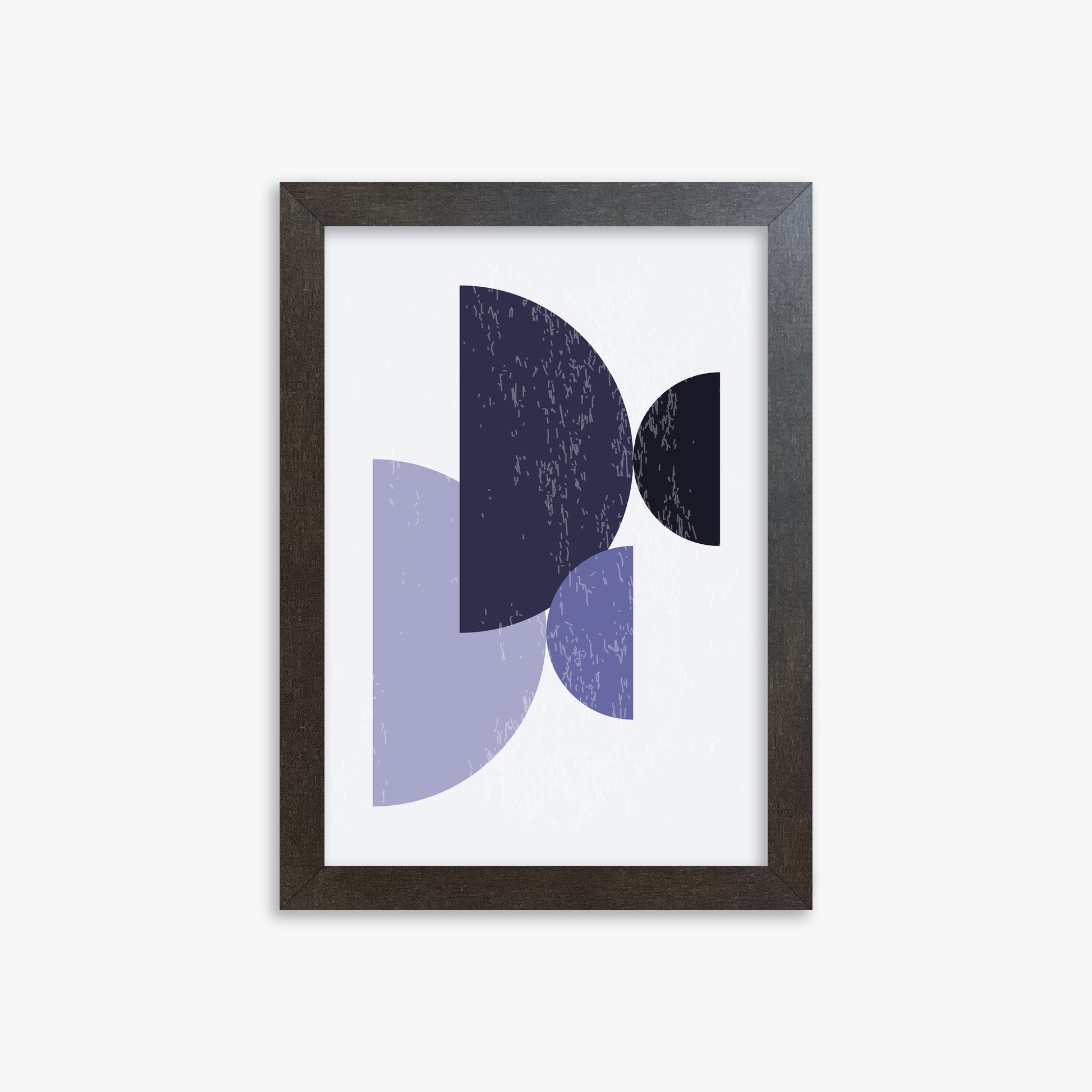 Twilight Intersections, 21x30cm Framed Poster With Espresso Frame