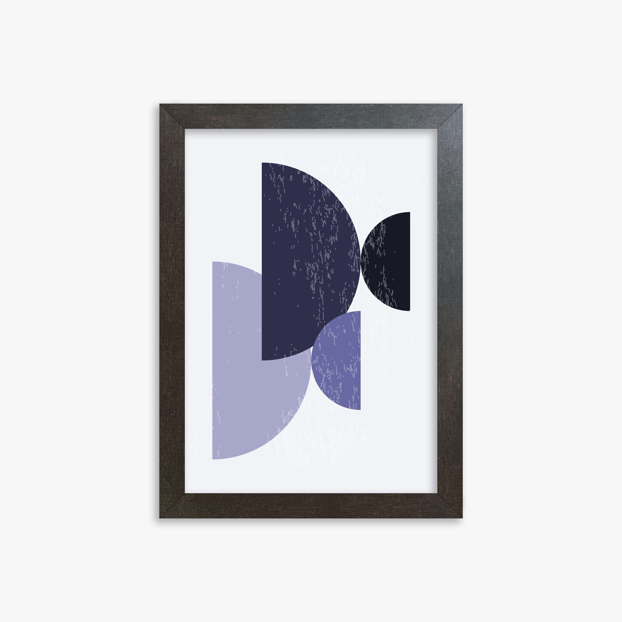 Twilight Intersections, 21x30cm Framed Poster With Espresso Frame