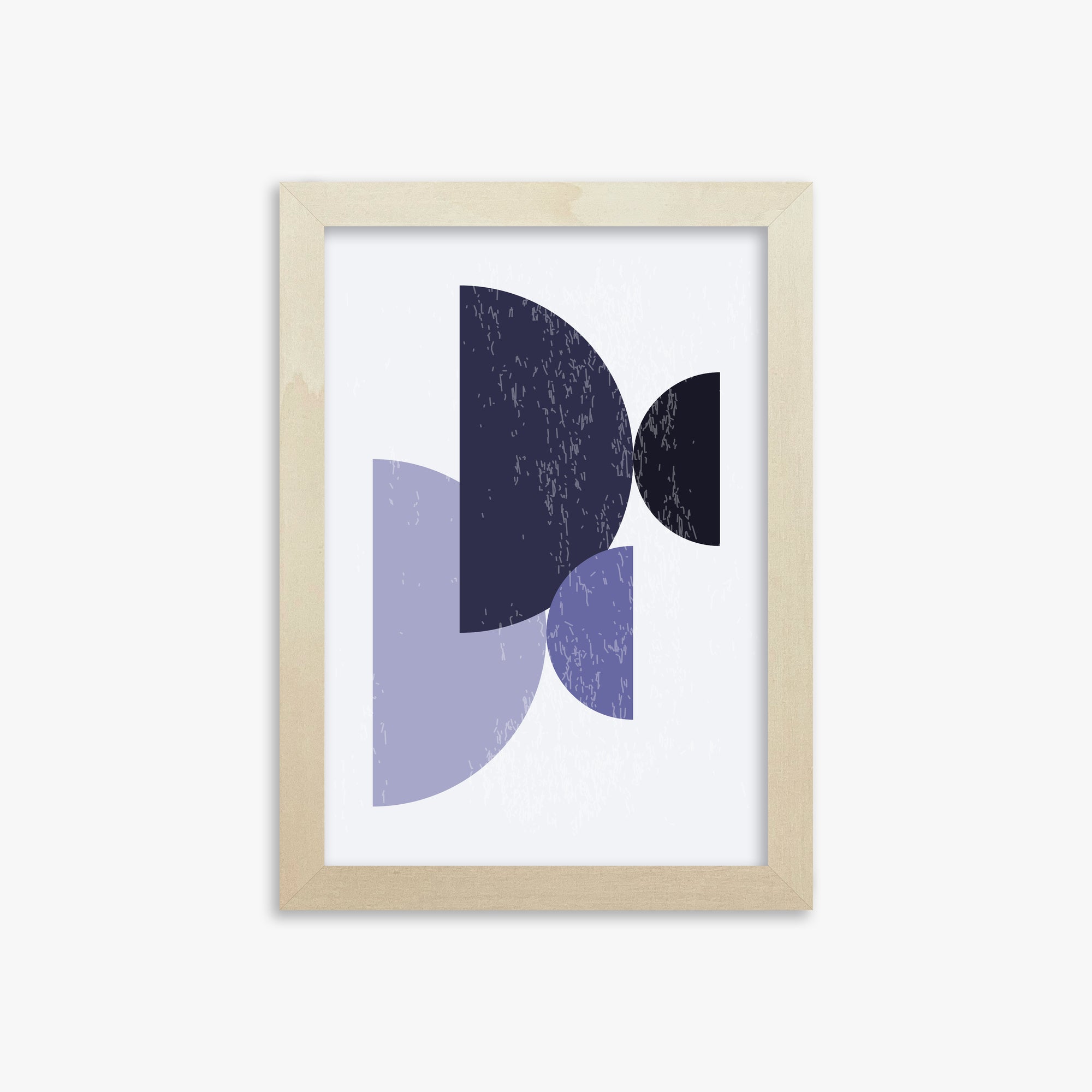 Twilight Intersections, 21x30cm Framed Poster With Lime Wood Frame