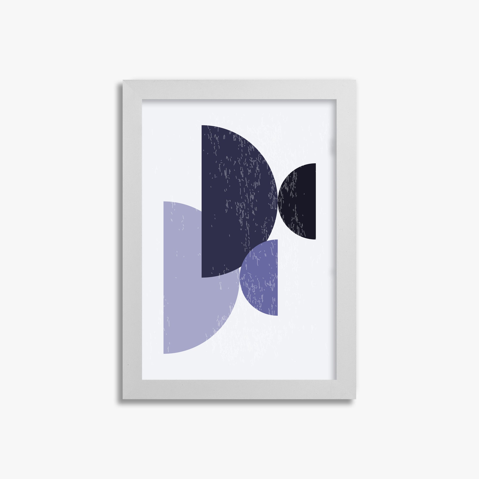 Twilight Intersections, 21x30cm Framed Poster With White Frame