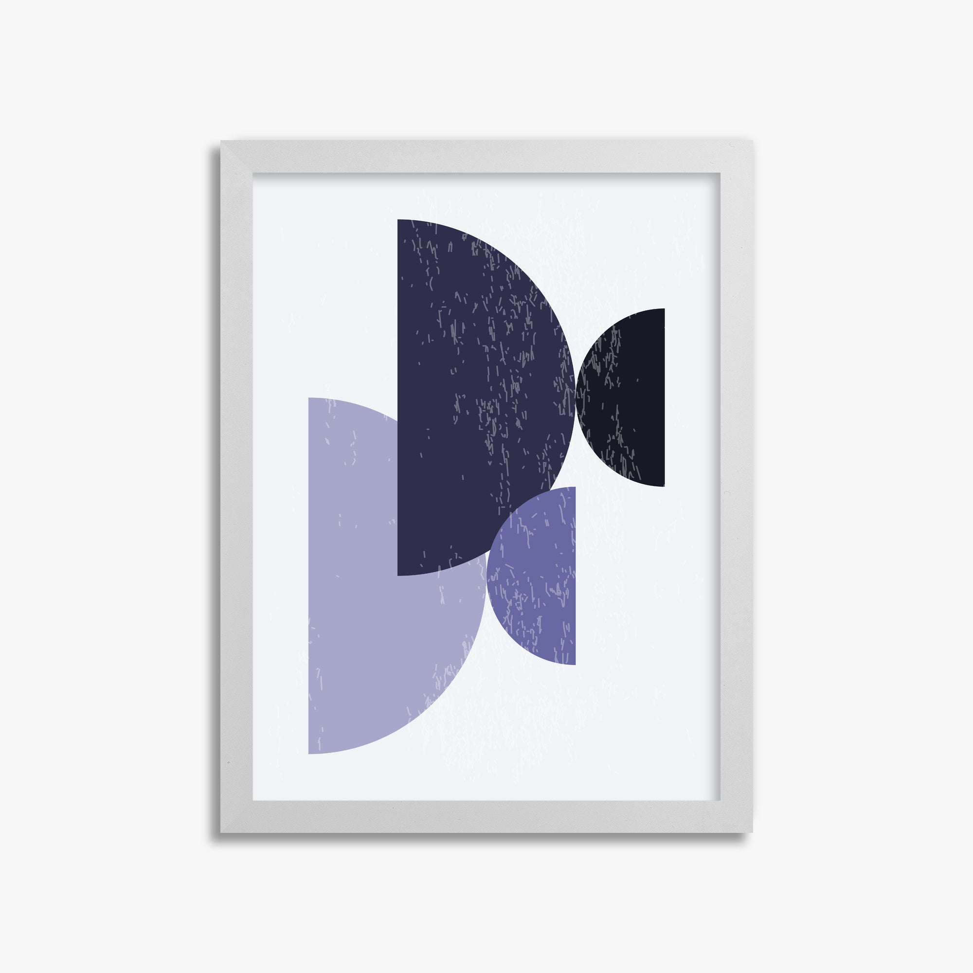 Twilight Intersections, 30x40cm Framed Poster With White Frame