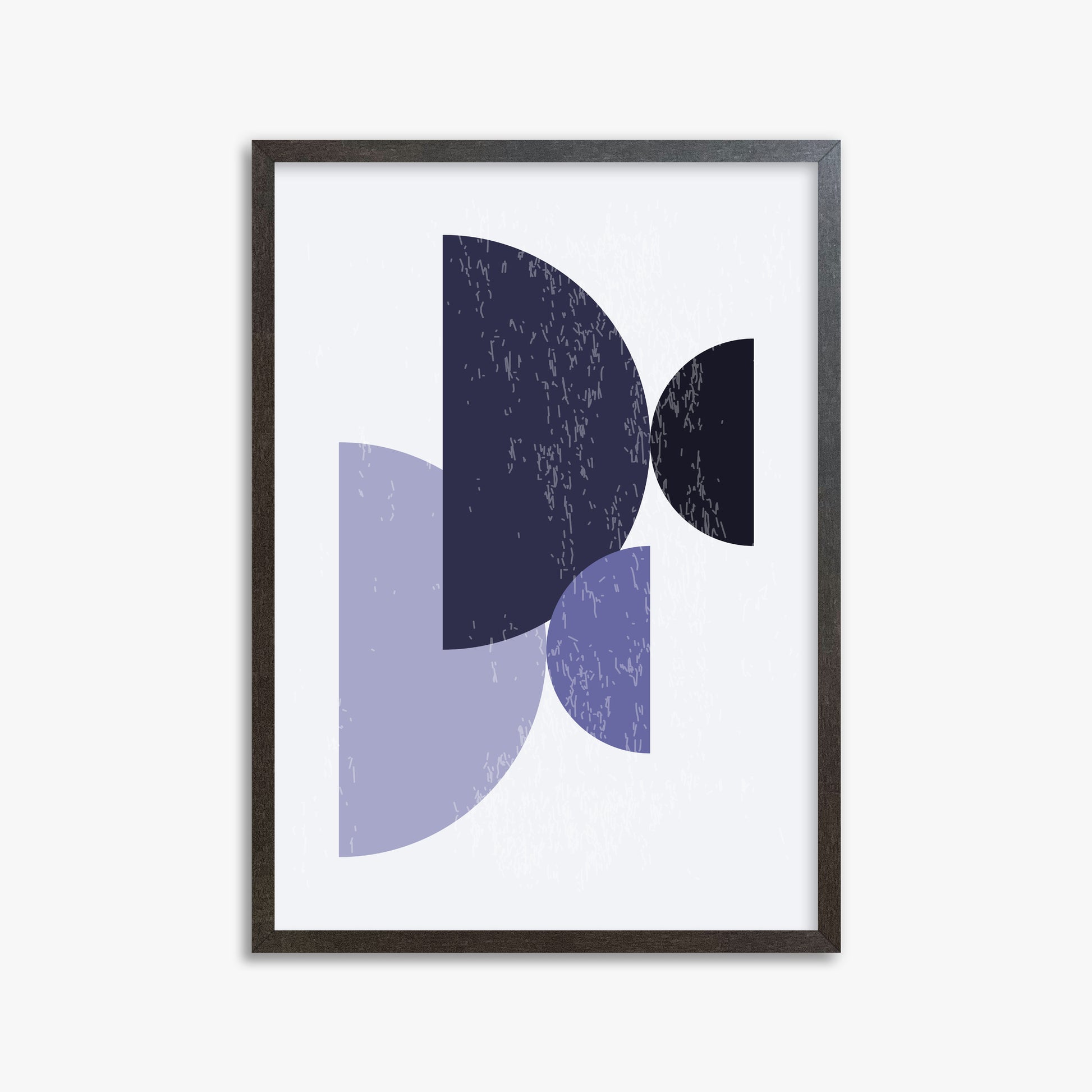 Twilight Intersections, 50x70cm Framed Poster With Espresso Frame