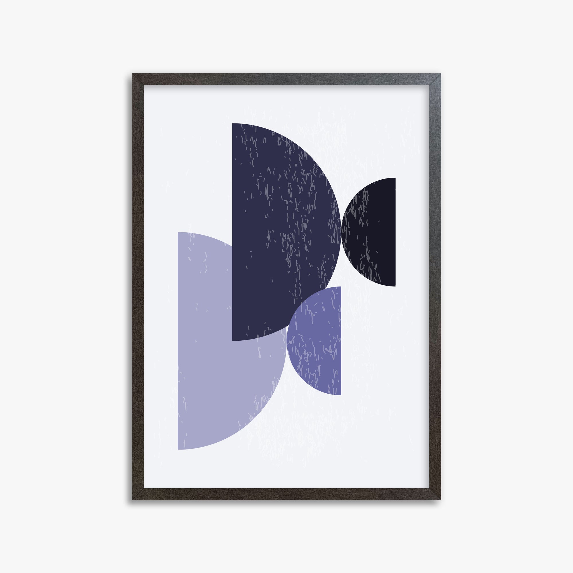 Twilight Intersections, 50x70cm Framed Poster With Espresso Frame