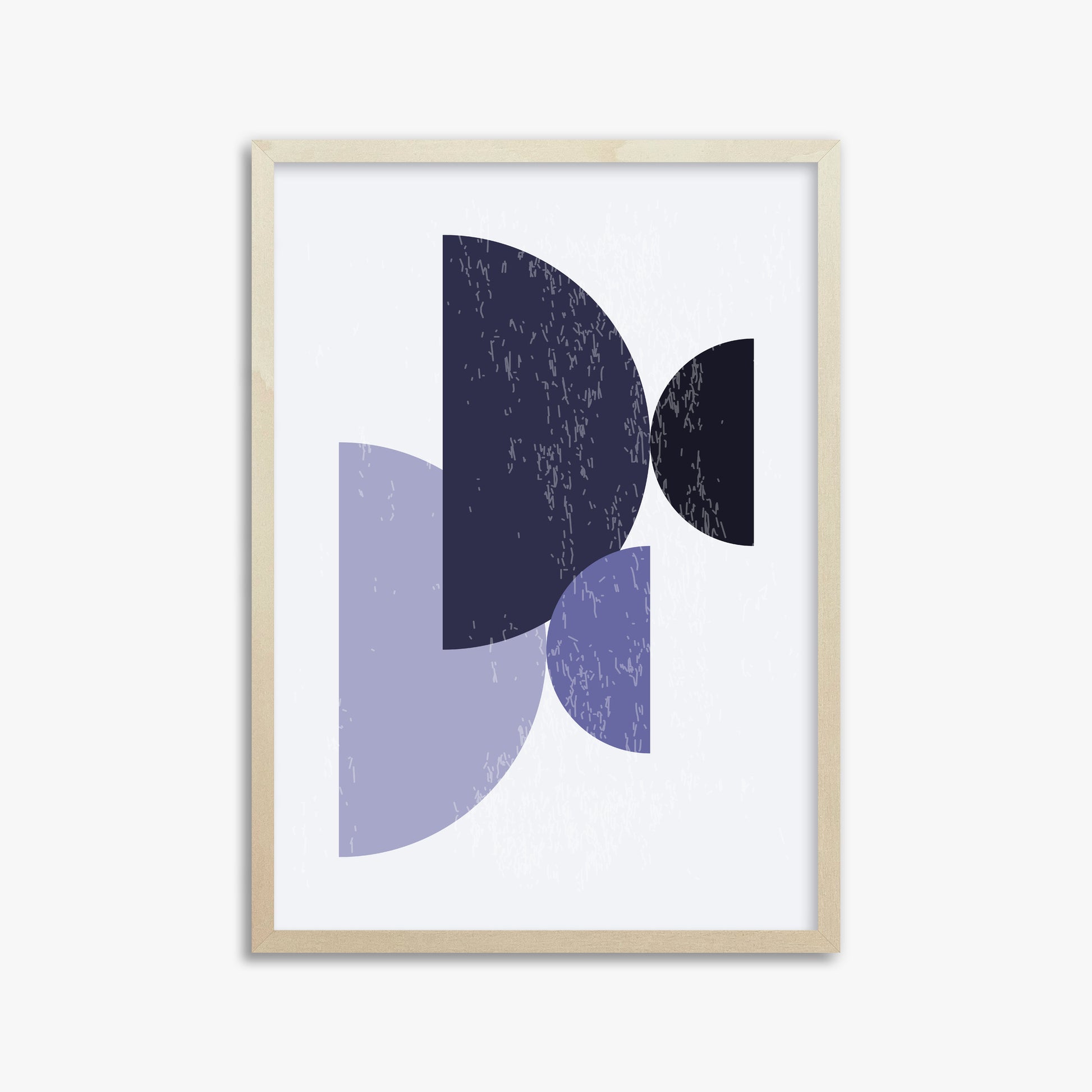 Twilight Intersections, 50x70cm Framed Poster With Lime Wood Frame