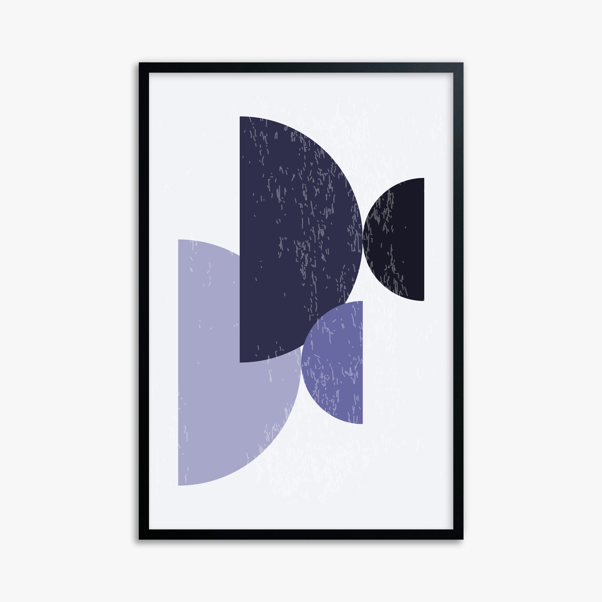Twilight Intersections, 61x91cm Framed Poster With Black Frame