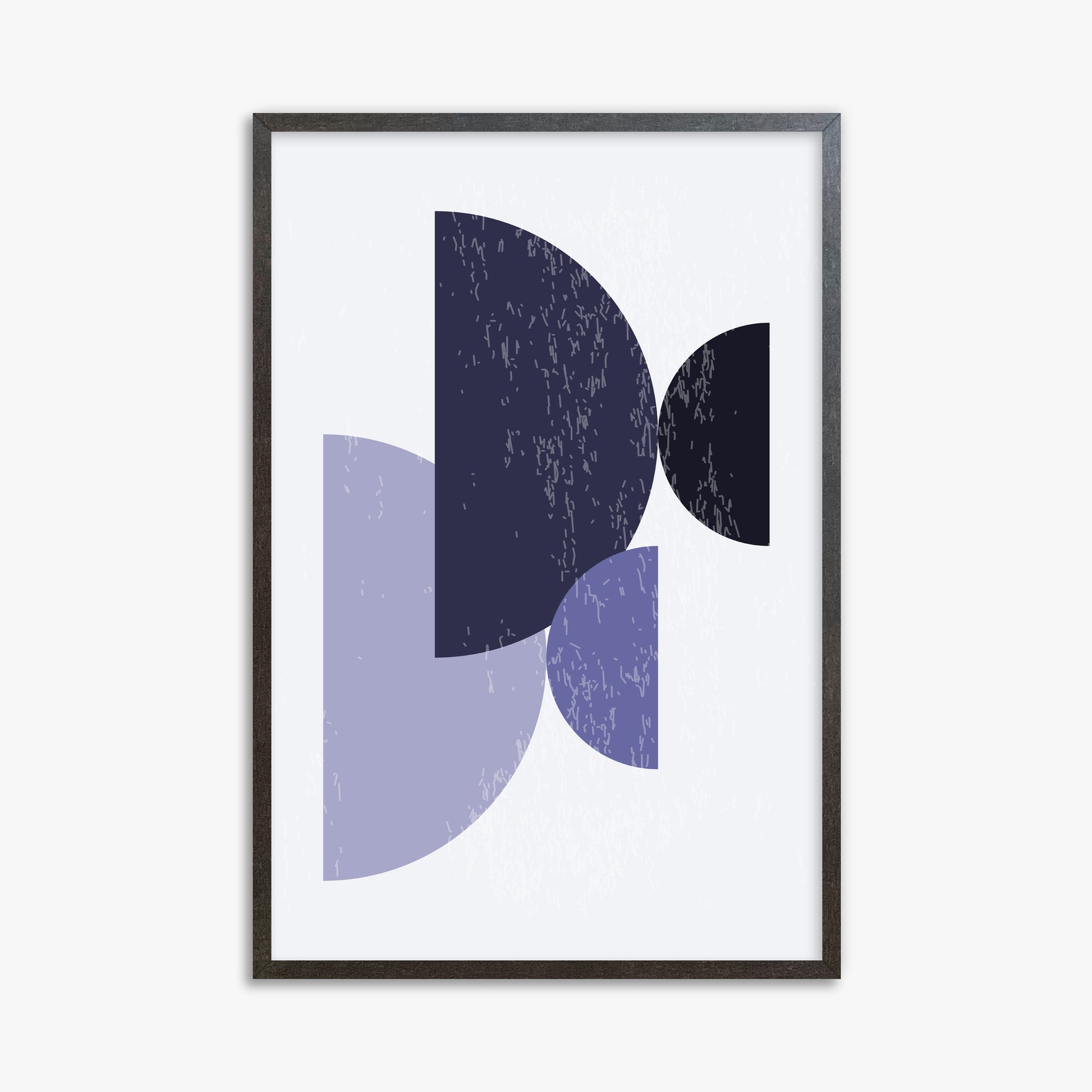Twilight Intersections, 61x91cm Framed Poster With Espresso Frame