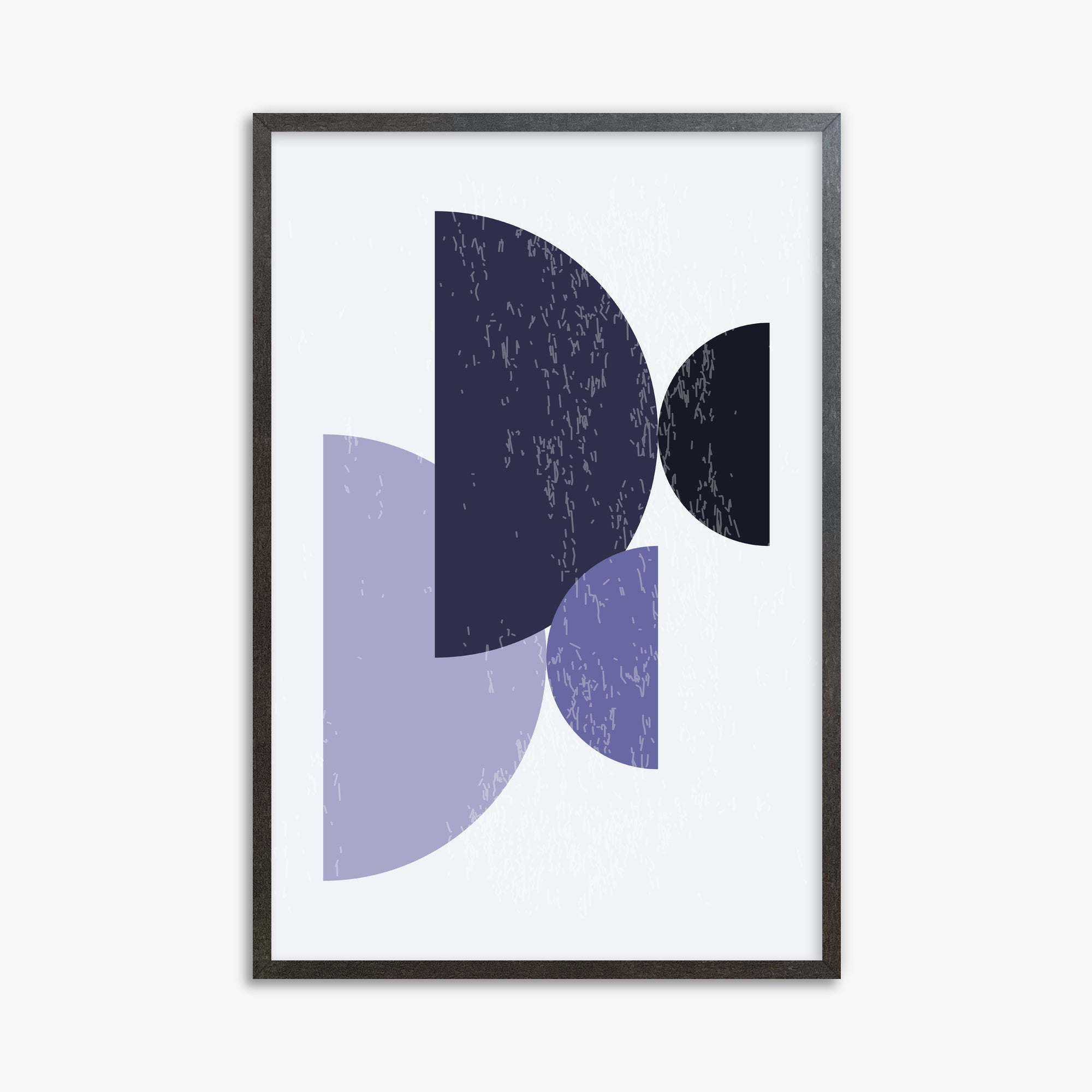 Twilight Intersections, 61x91cm Framed Poster With Espresso Frame