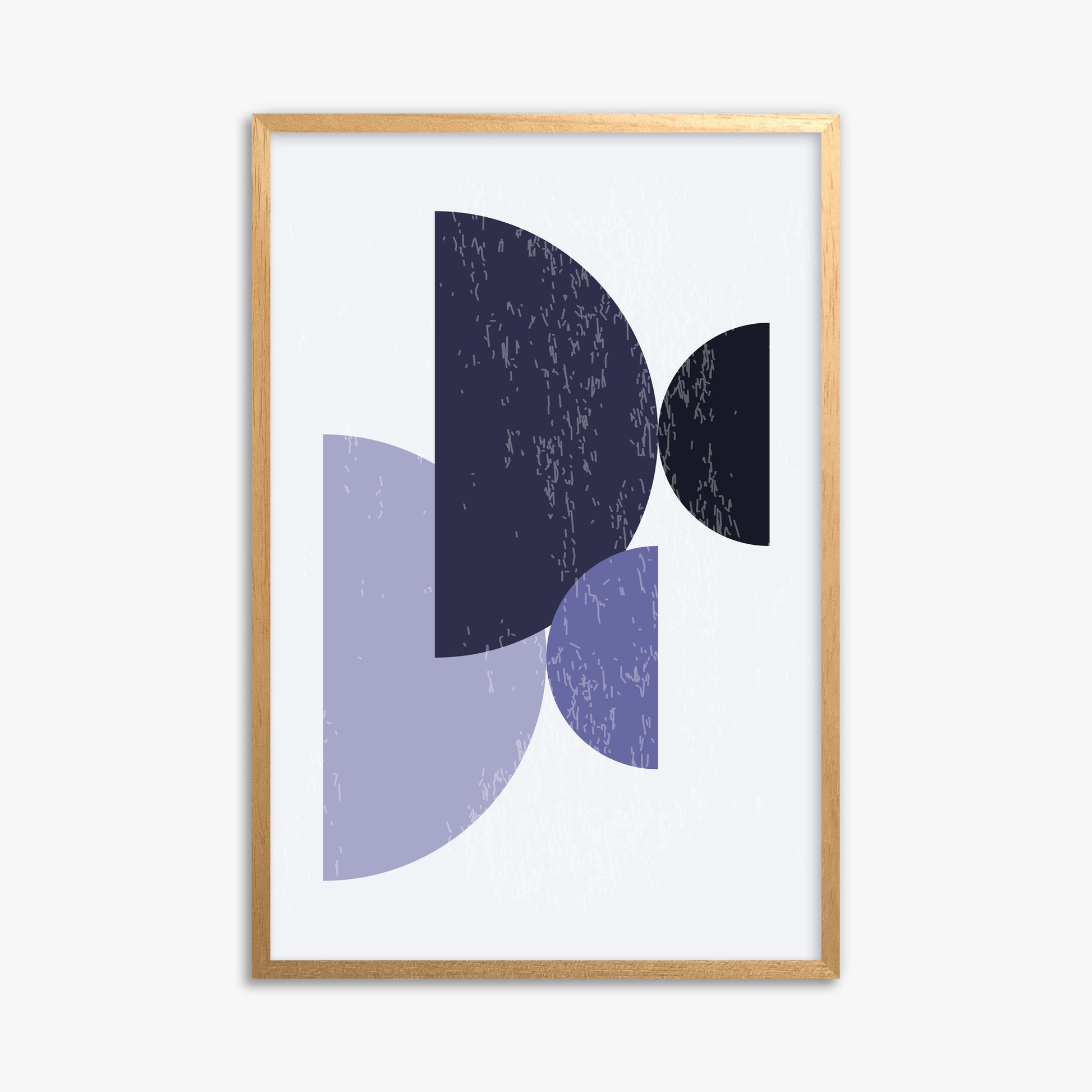 Twilight Intersections, 61x91cm Framed Poster With Oak Frame