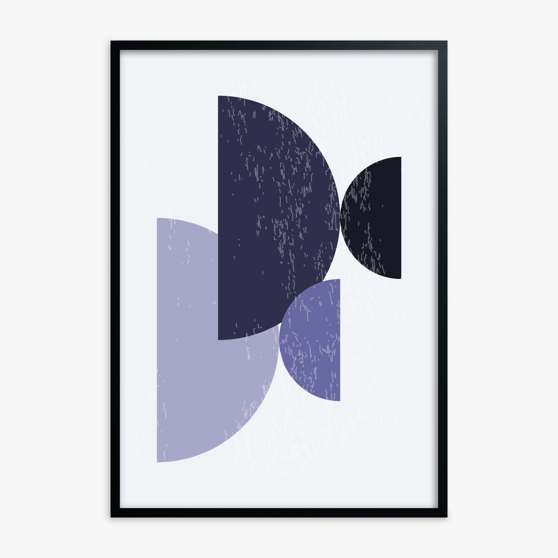 Twilight Intersections, Black Framed Poster With Black Frame