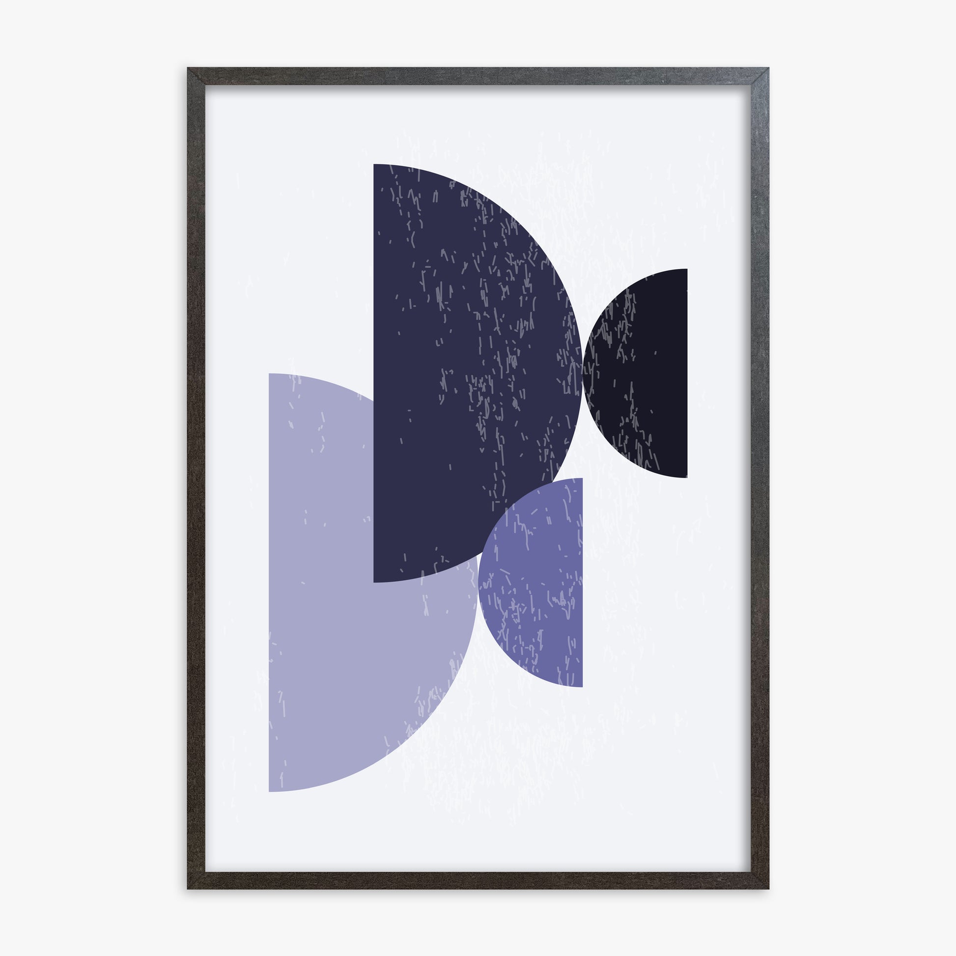 Twilight Intersections, 70x100cm Framed Poster With Espresso Frame