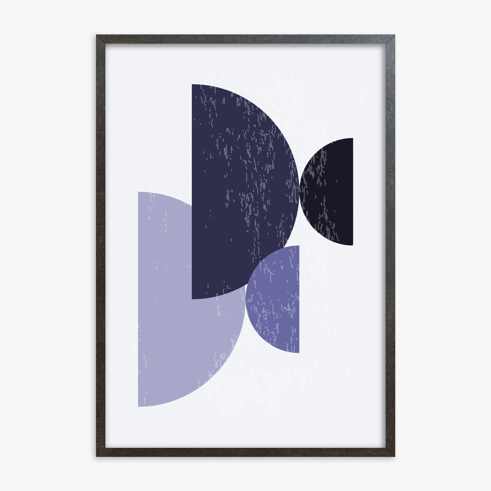 Twilight Intersections, 70x100cm Framed Poster With Espresso Frame