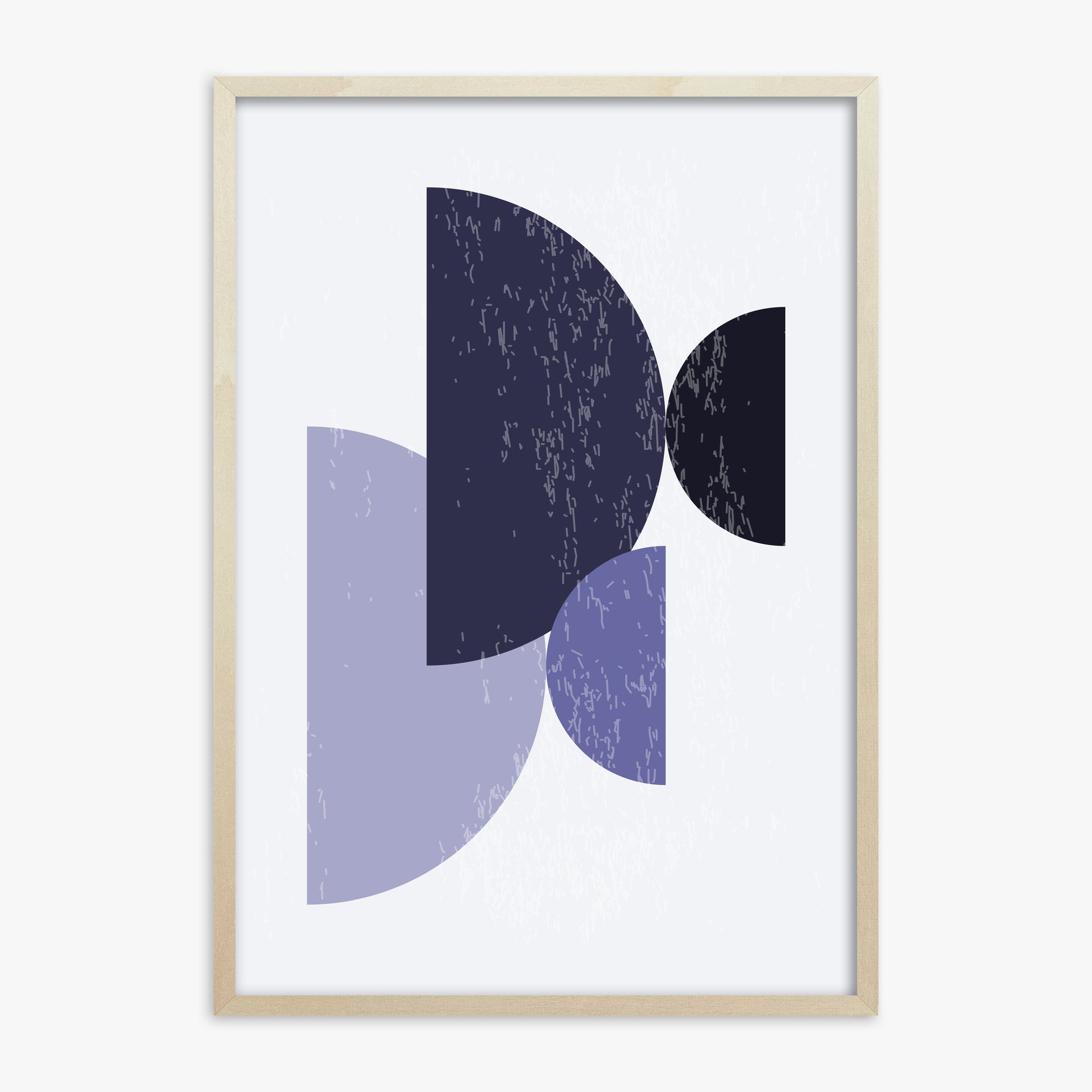 Twilight Intersections, 70x100cm Framed Poster With Lime Wood Frame