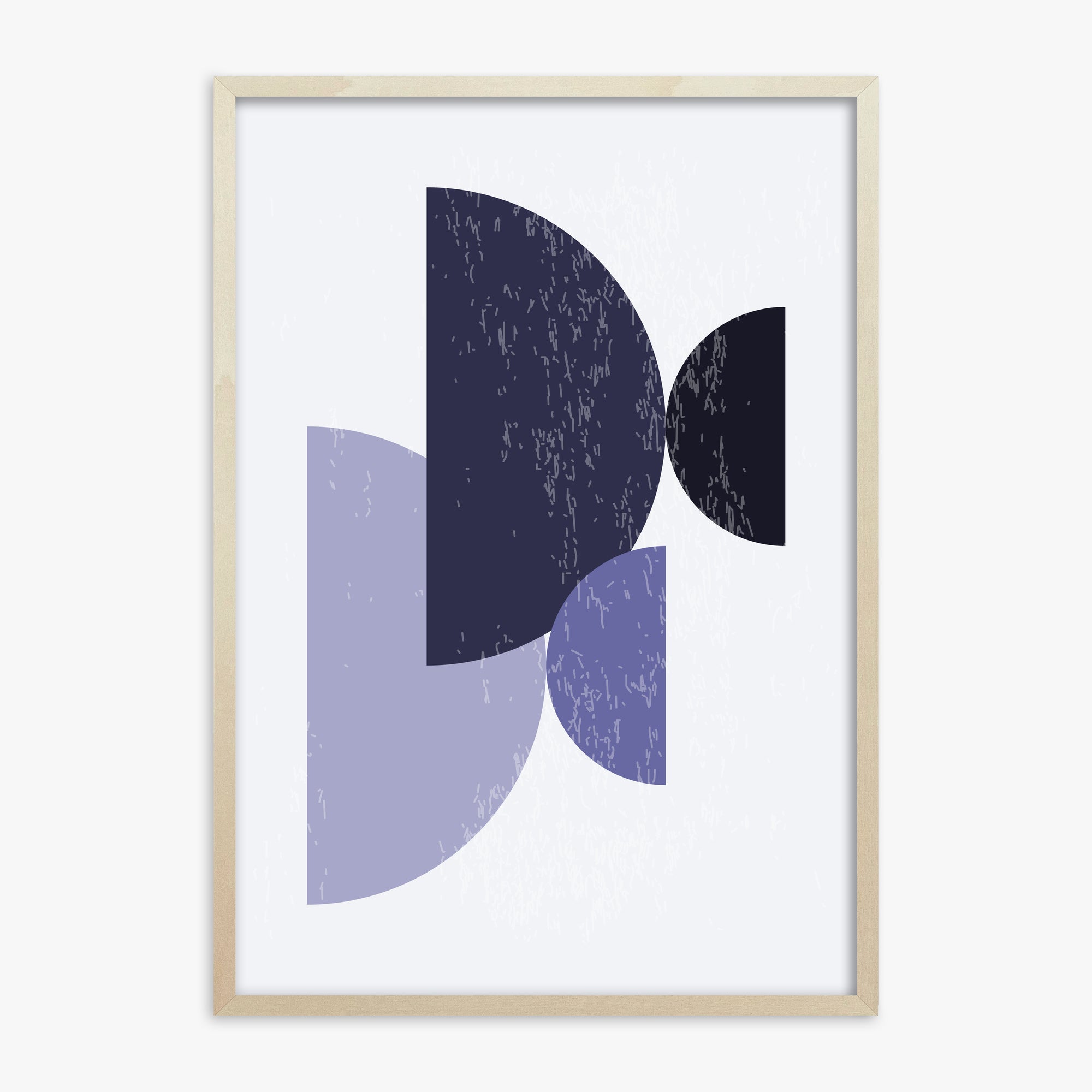 Twilight Intersections, 70x100cm Framed Poster With Lime Wood Frame