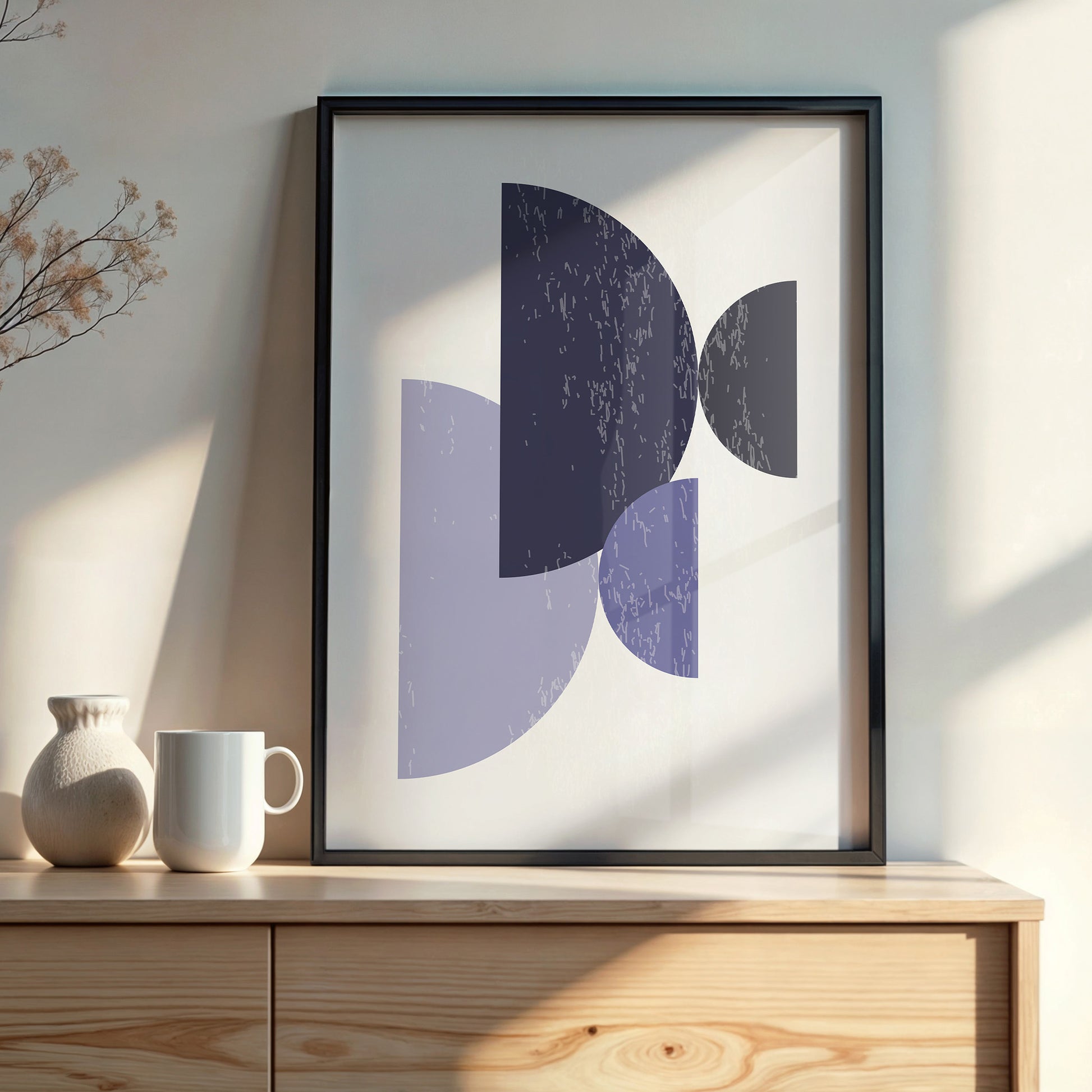 Design Concept No. 22 for Twilight Intersections Modern Poster Art