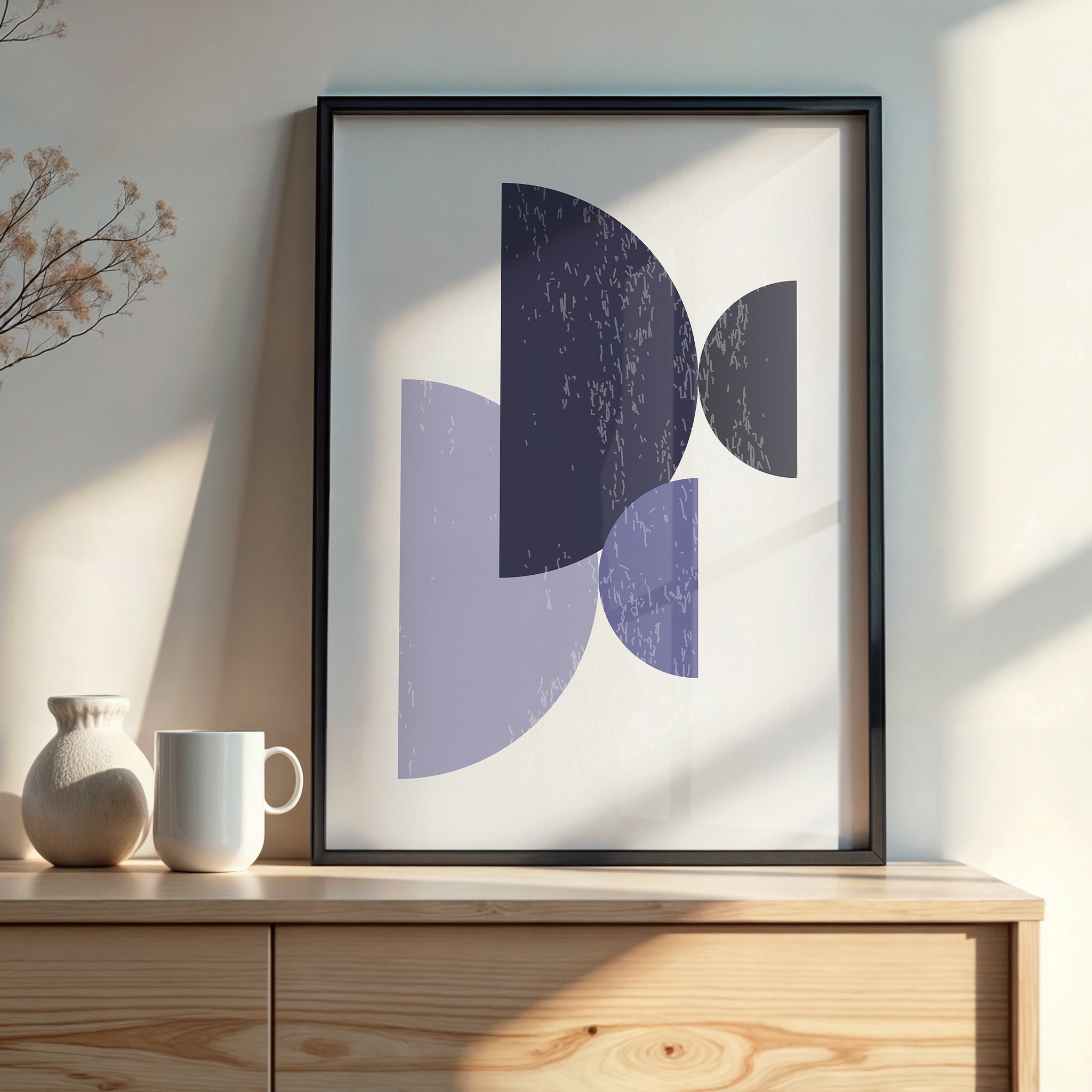 Design Concept No. 22 for Twilight Intersections Modern Poster Art