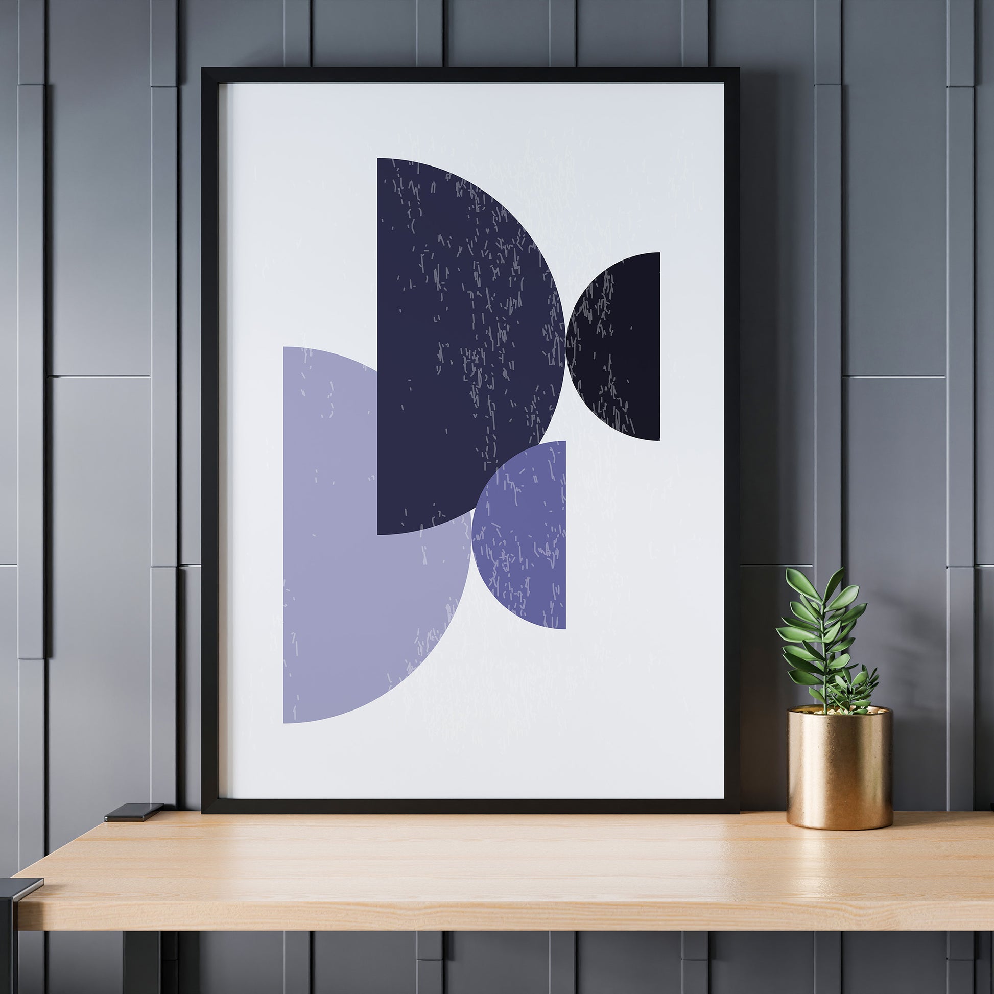 Design Concept No. 24 for Twilight Intersections Modern Poster Art