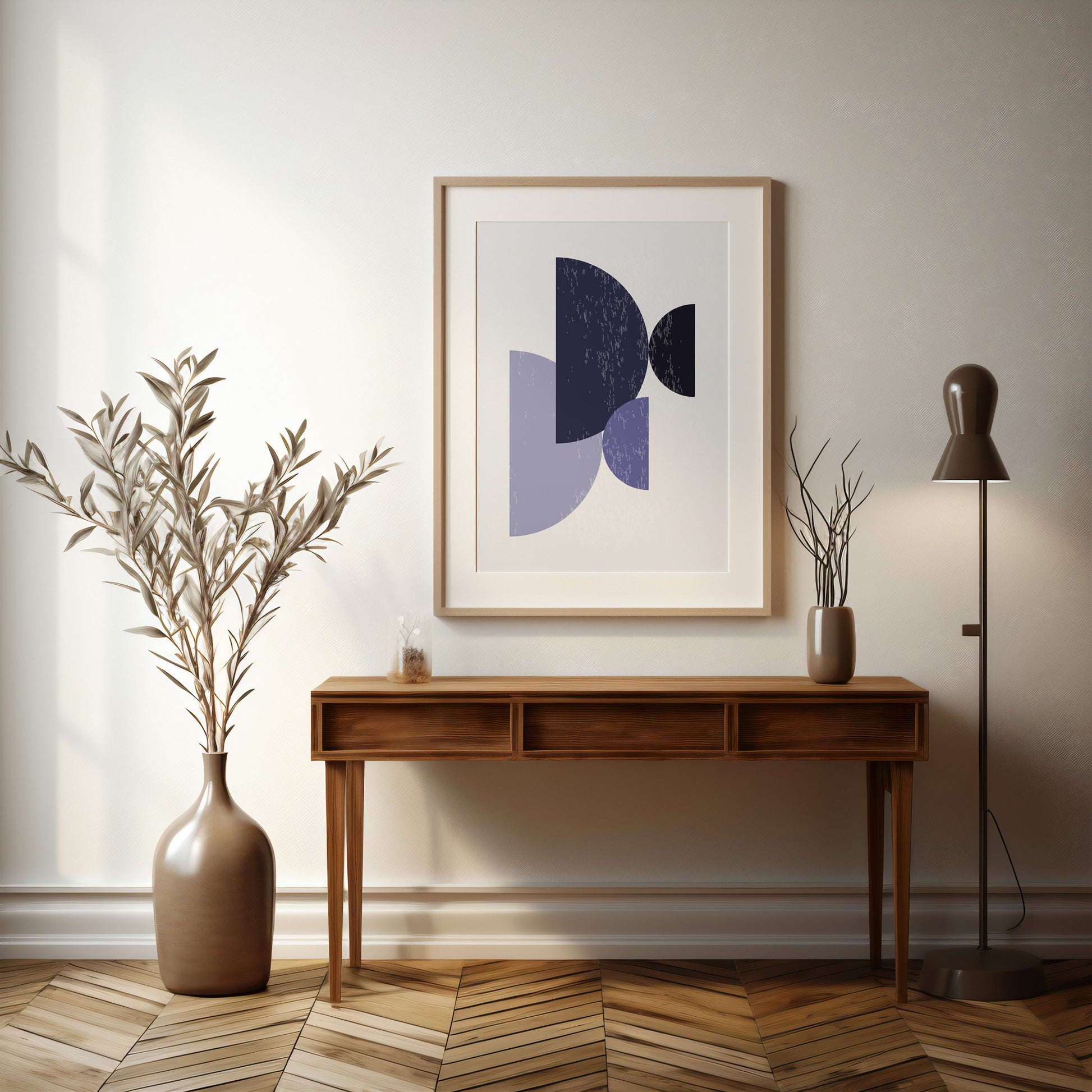 Design Concept No. 37 for Twilight Intersections Modern Poster Art