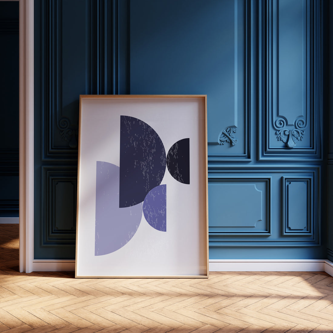 Twilight Intersections, 50x70cm Framed Poster With Black Frame