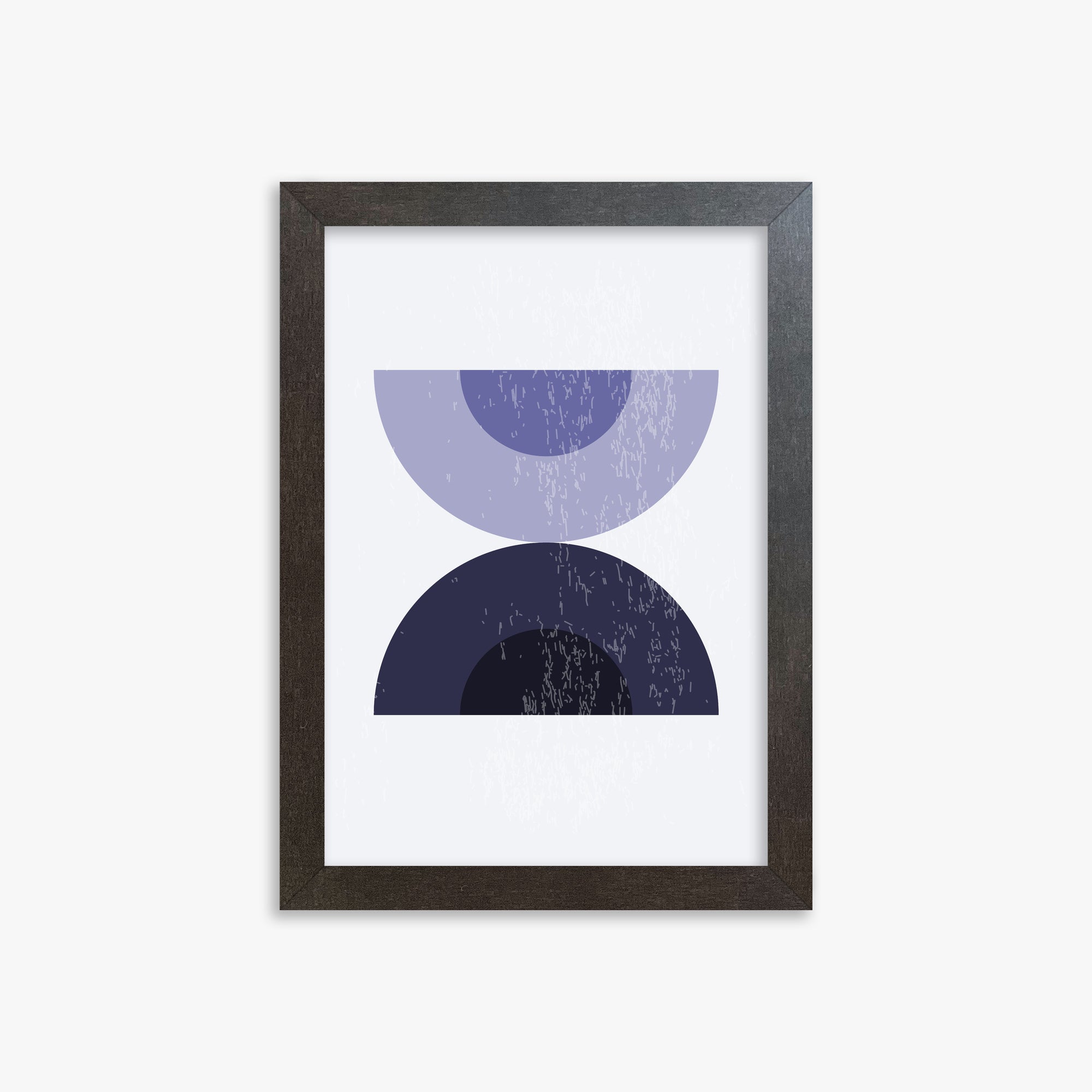 Midnight Balance, 21x30cm Framed Poster With Espresso Frame