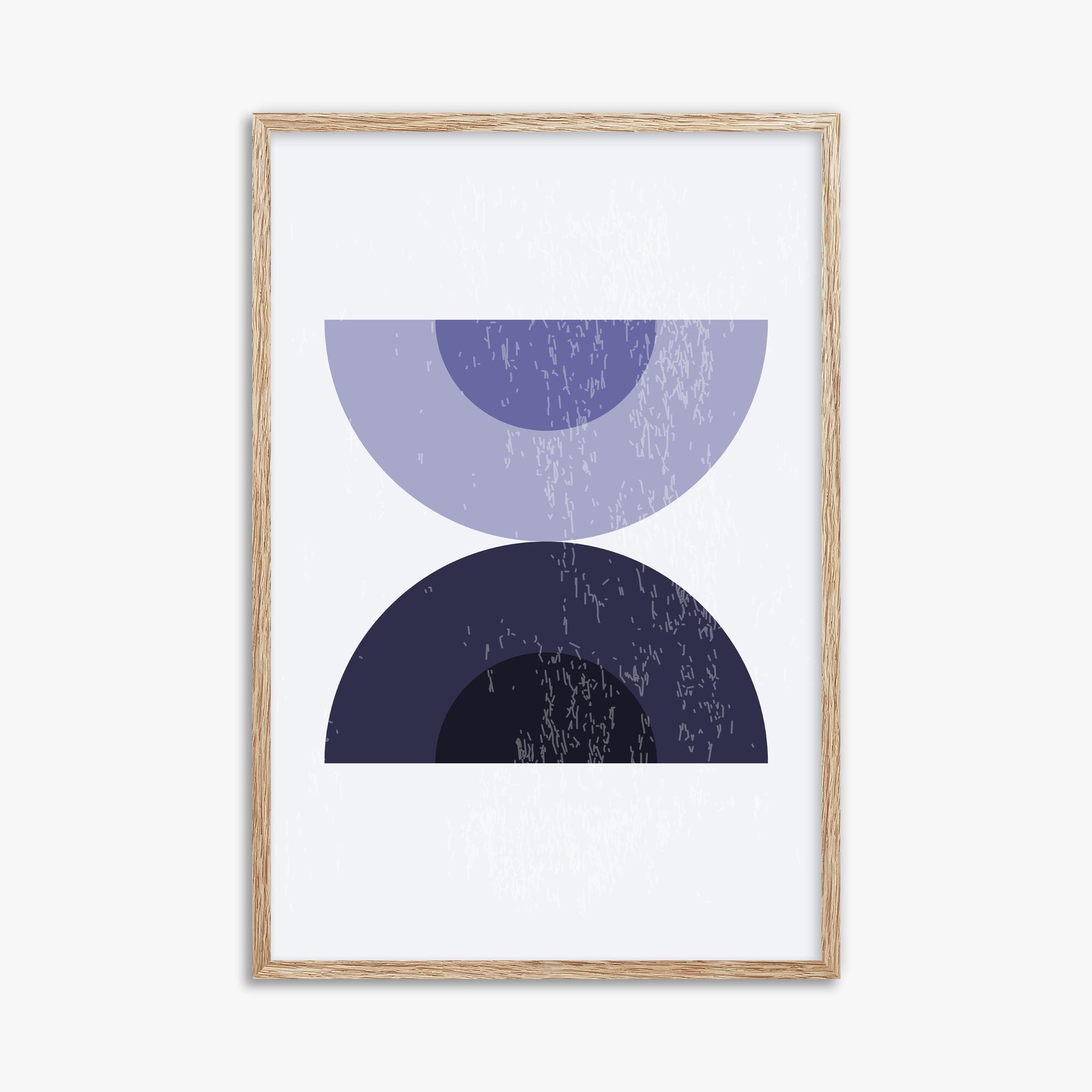 Midnight Balance, 61x91cm Framed Poster With Raw Oak Frame