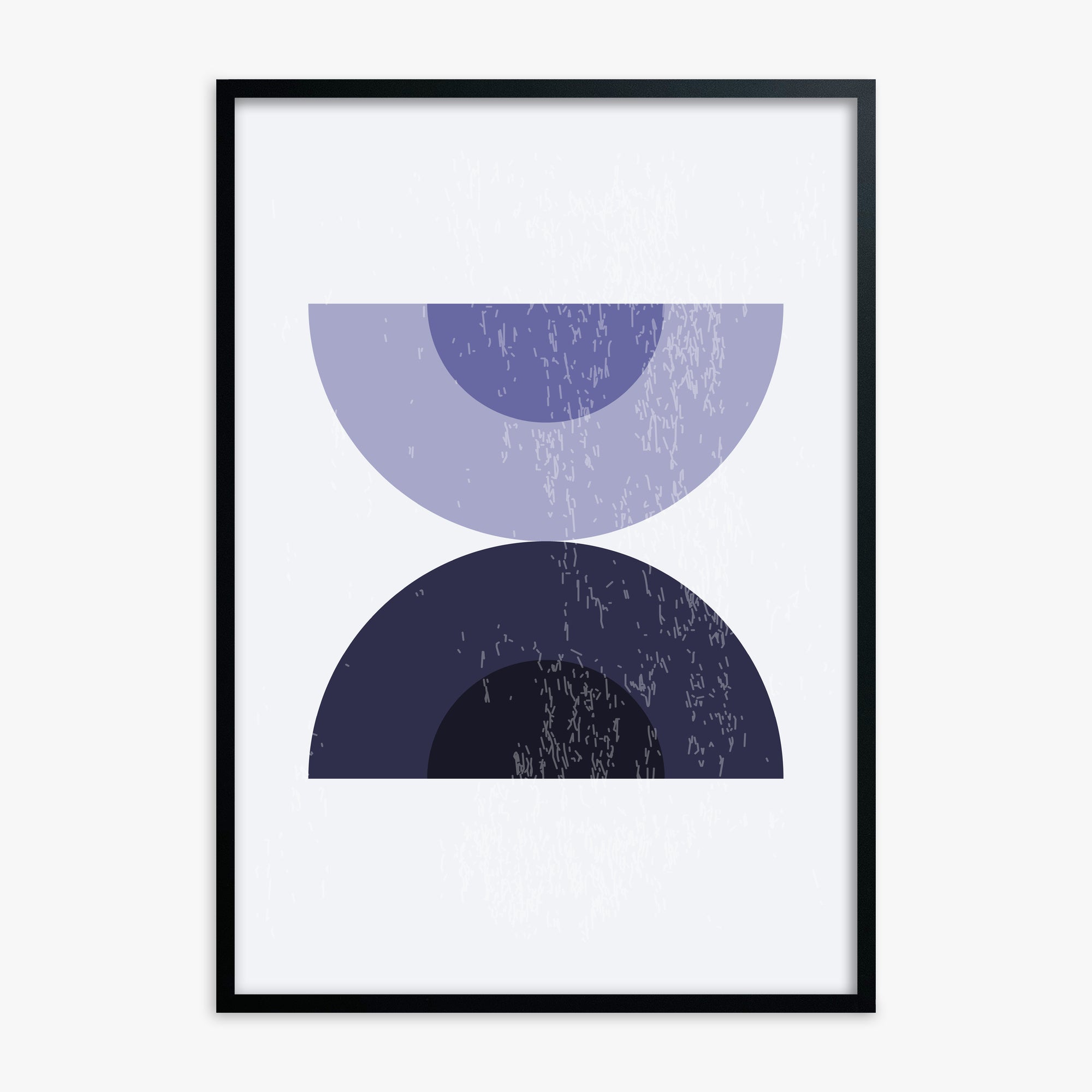 Midnight Balance, Black Framed Poster With Black Frame