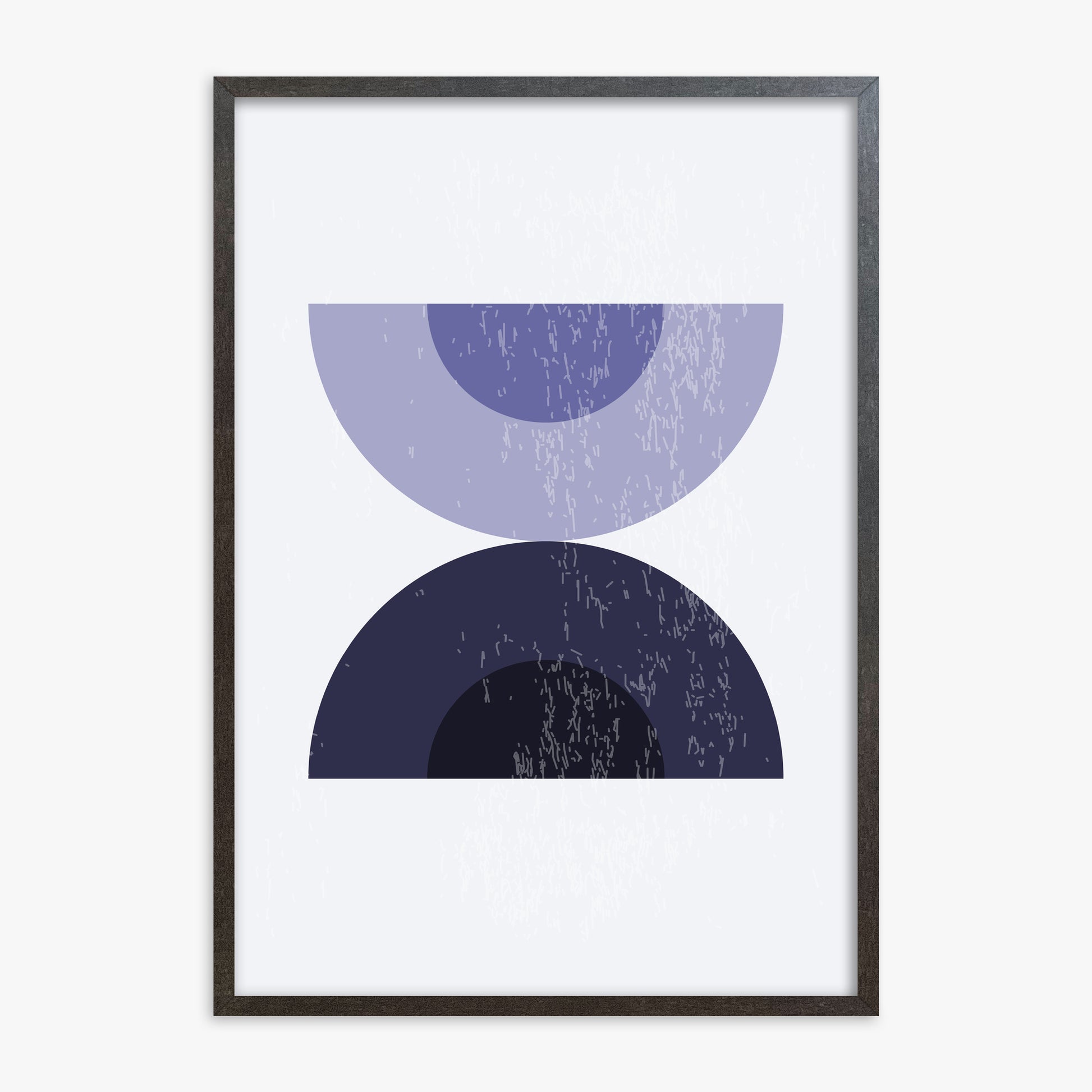 Midnight Balance, 70x100cm Framed Poster With Espresso Frame