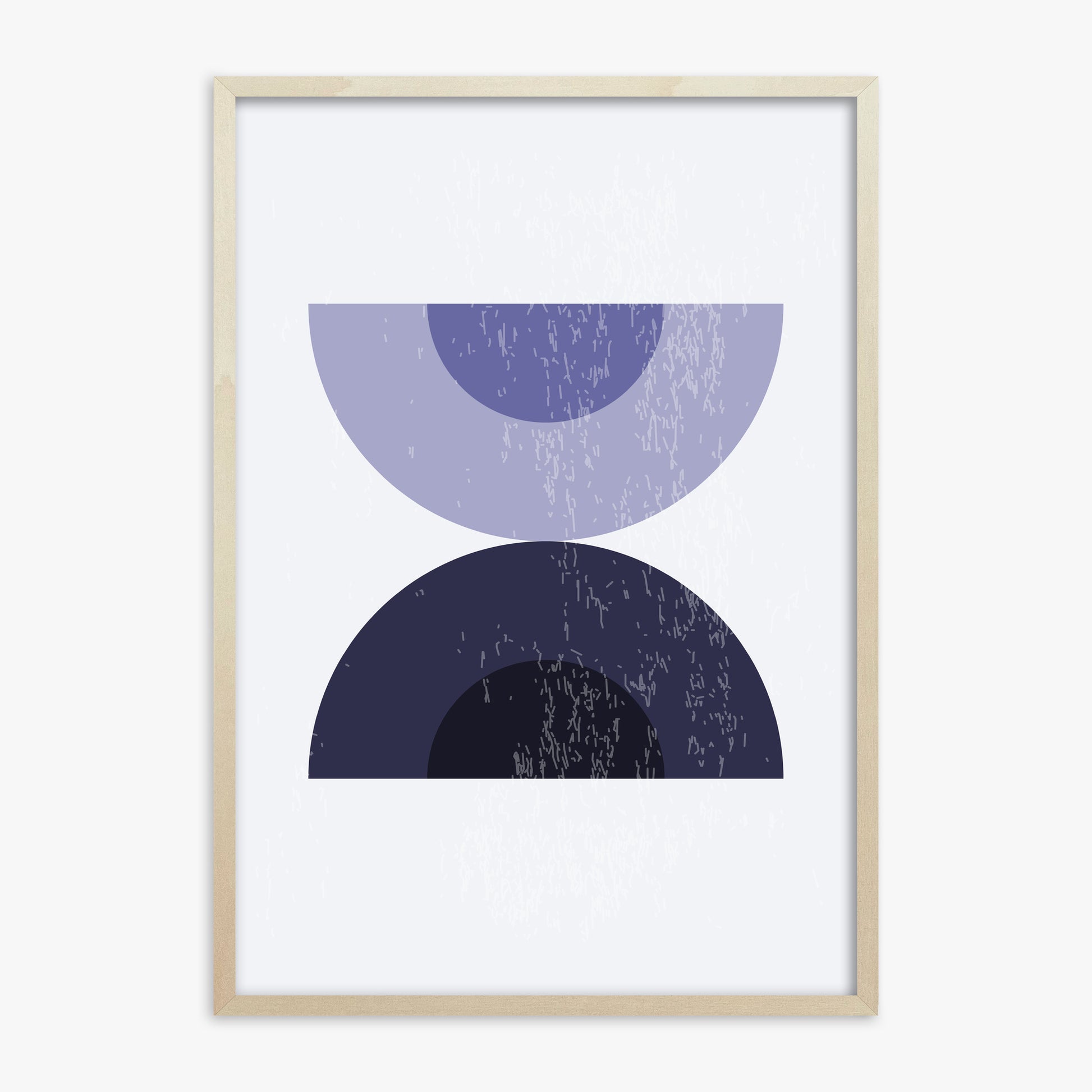 Midnight Balance, 70x100cm Framed Poster With Lime Wood Frame