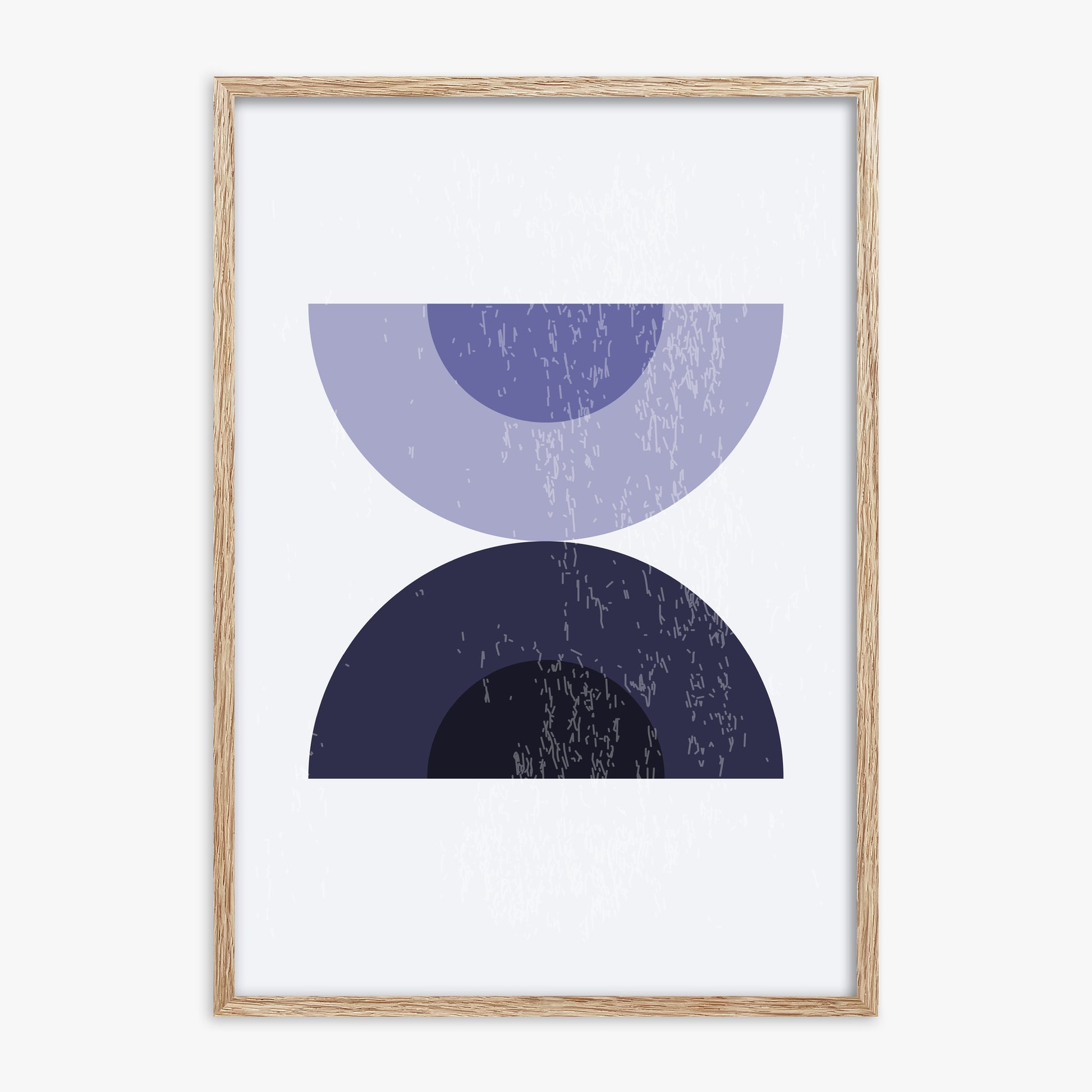 Midnight Balance, 70x100cm Framed Poster With Raw Oak Frame