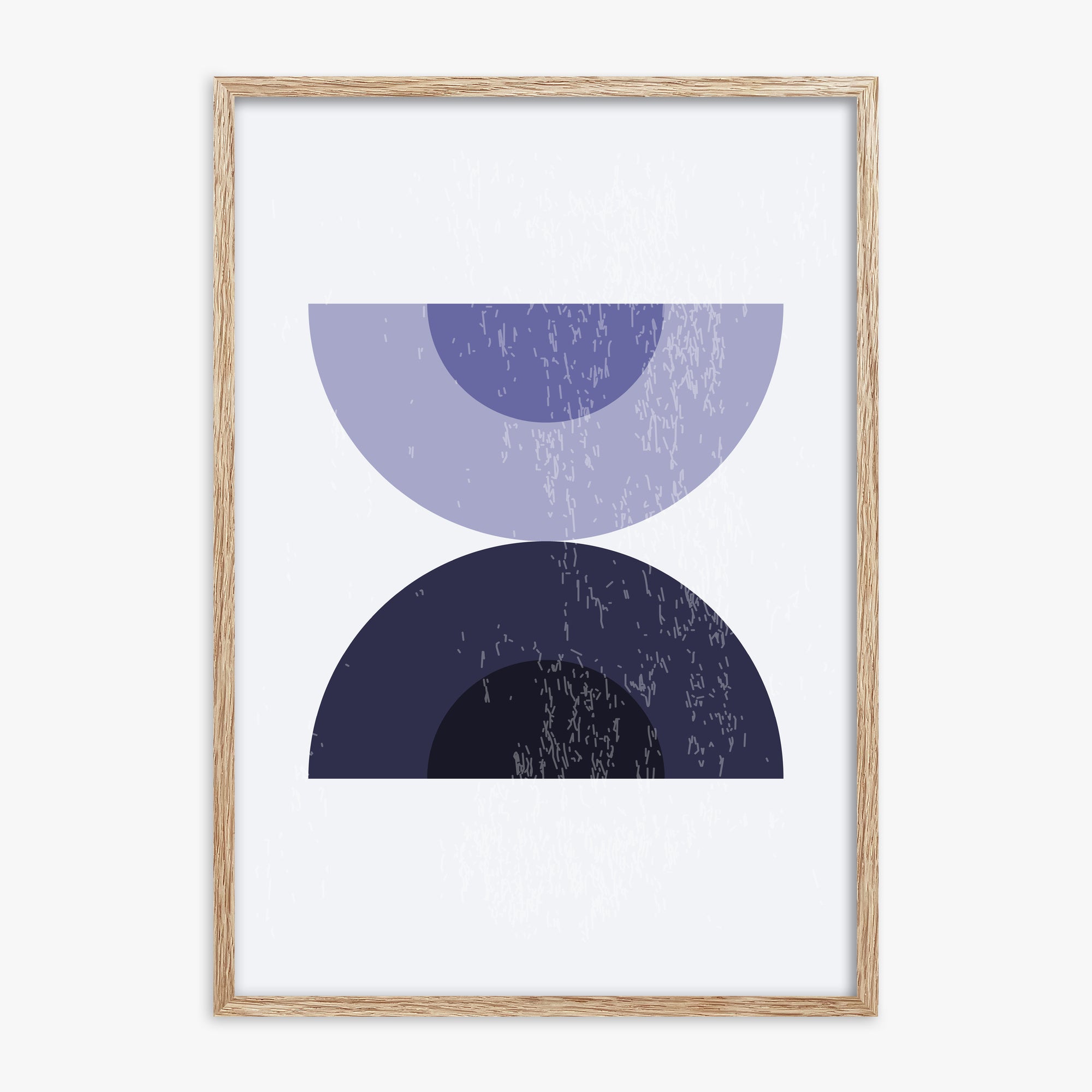 Midnight Balance, 70x100cm Framed Poster With Raw Oak Frame