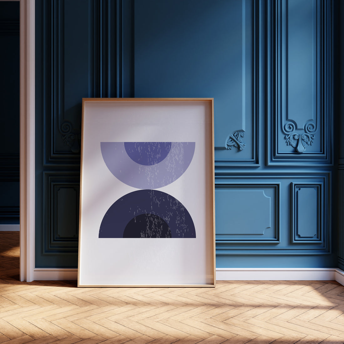 Midnight Balance, 50x70cm Framed Poster With Black Frame