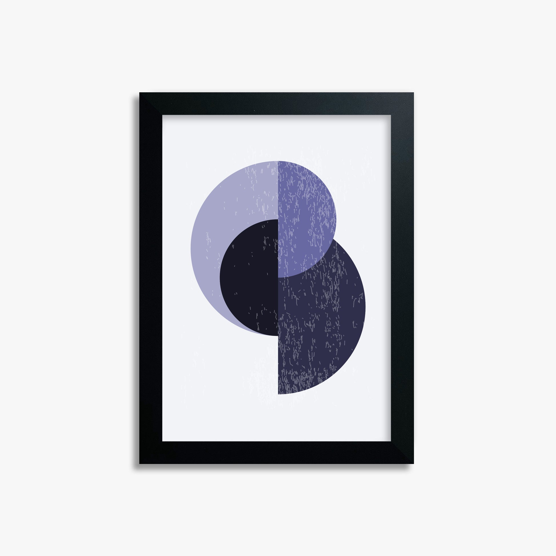 Lunar Eclipse, 21x30cm Framed Poster With Black Frame
