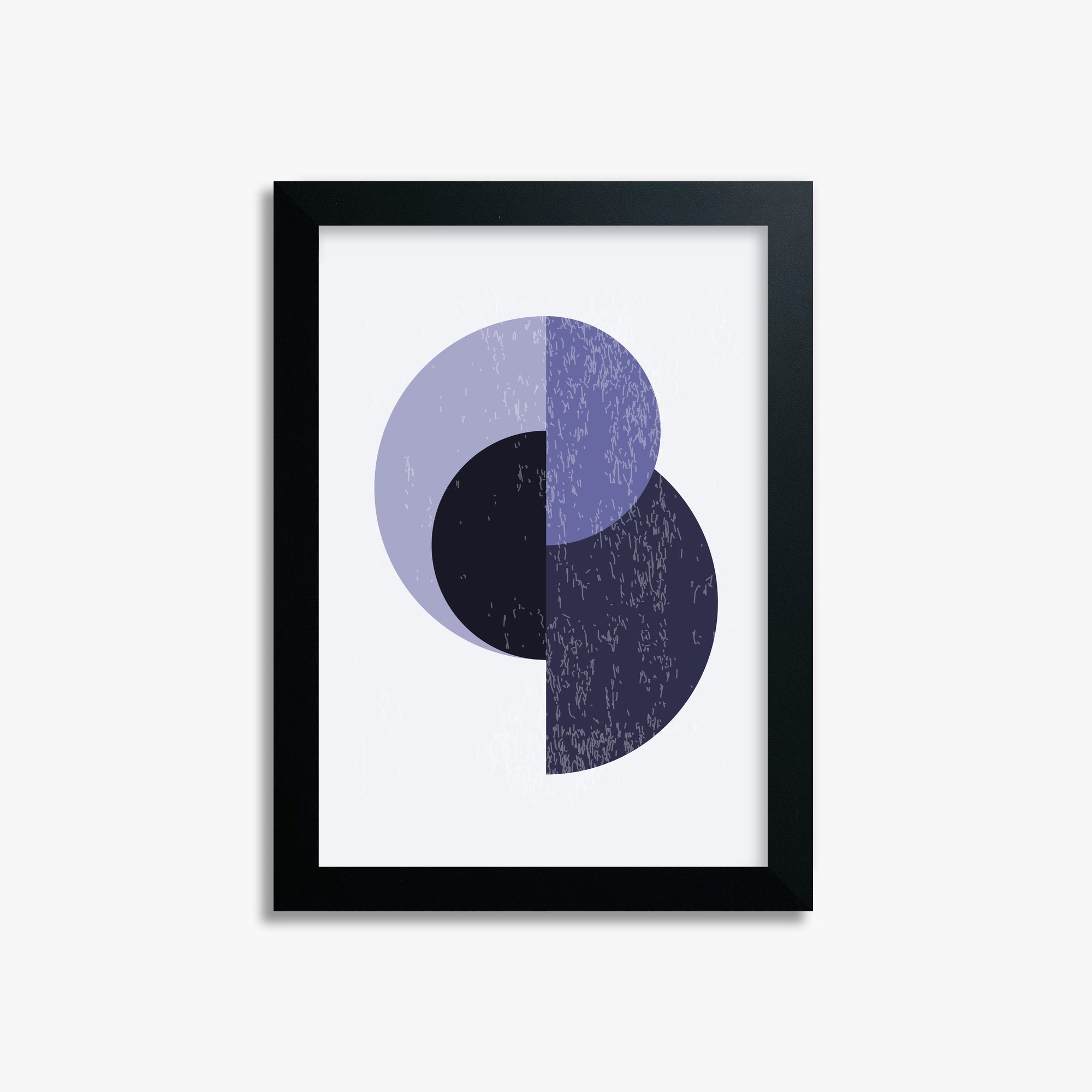 Lunar Eclipse, 21x30cm Framed Poster With Black Frame