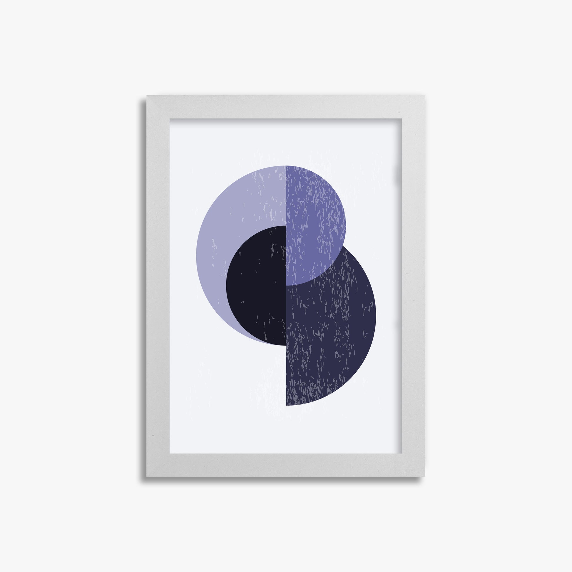 Lunar Eclipse, 21x30cm Framed Poster With White Frame
