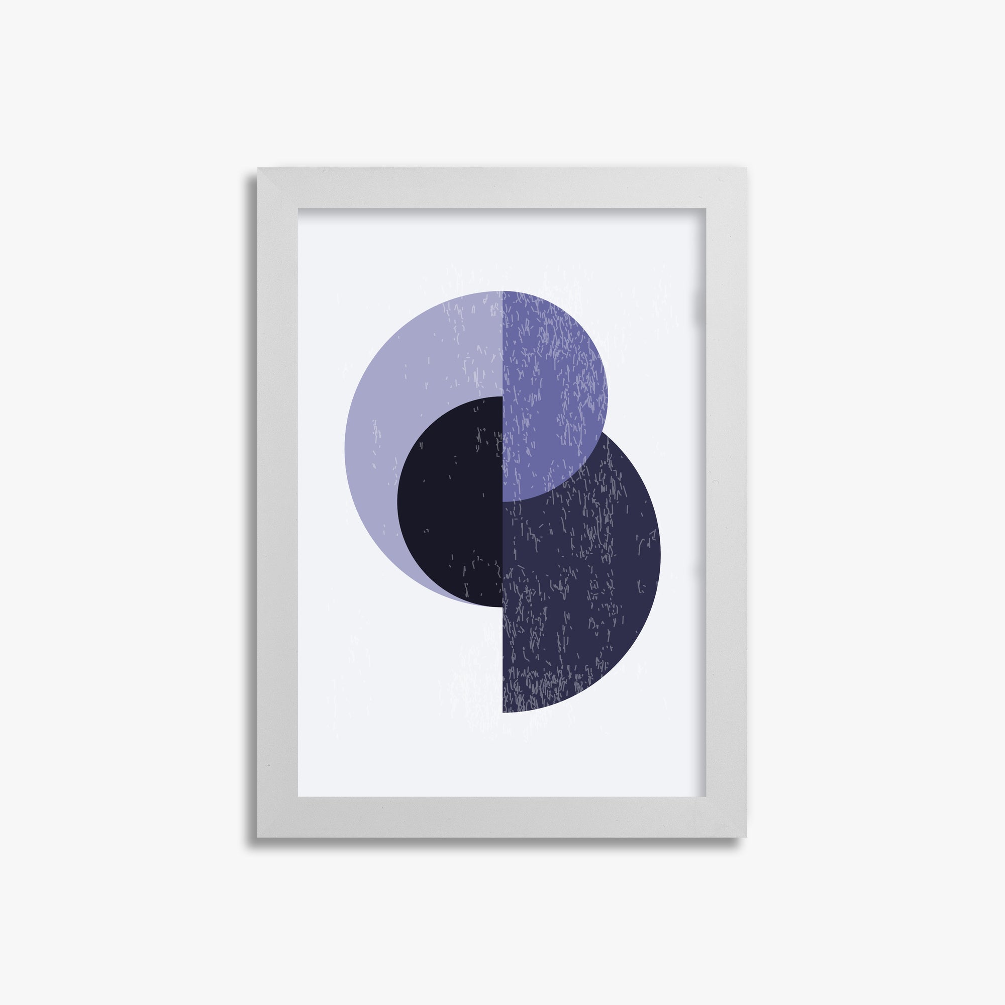 Lunar Eclipse, 21x30cm Framed Poster With White Frame