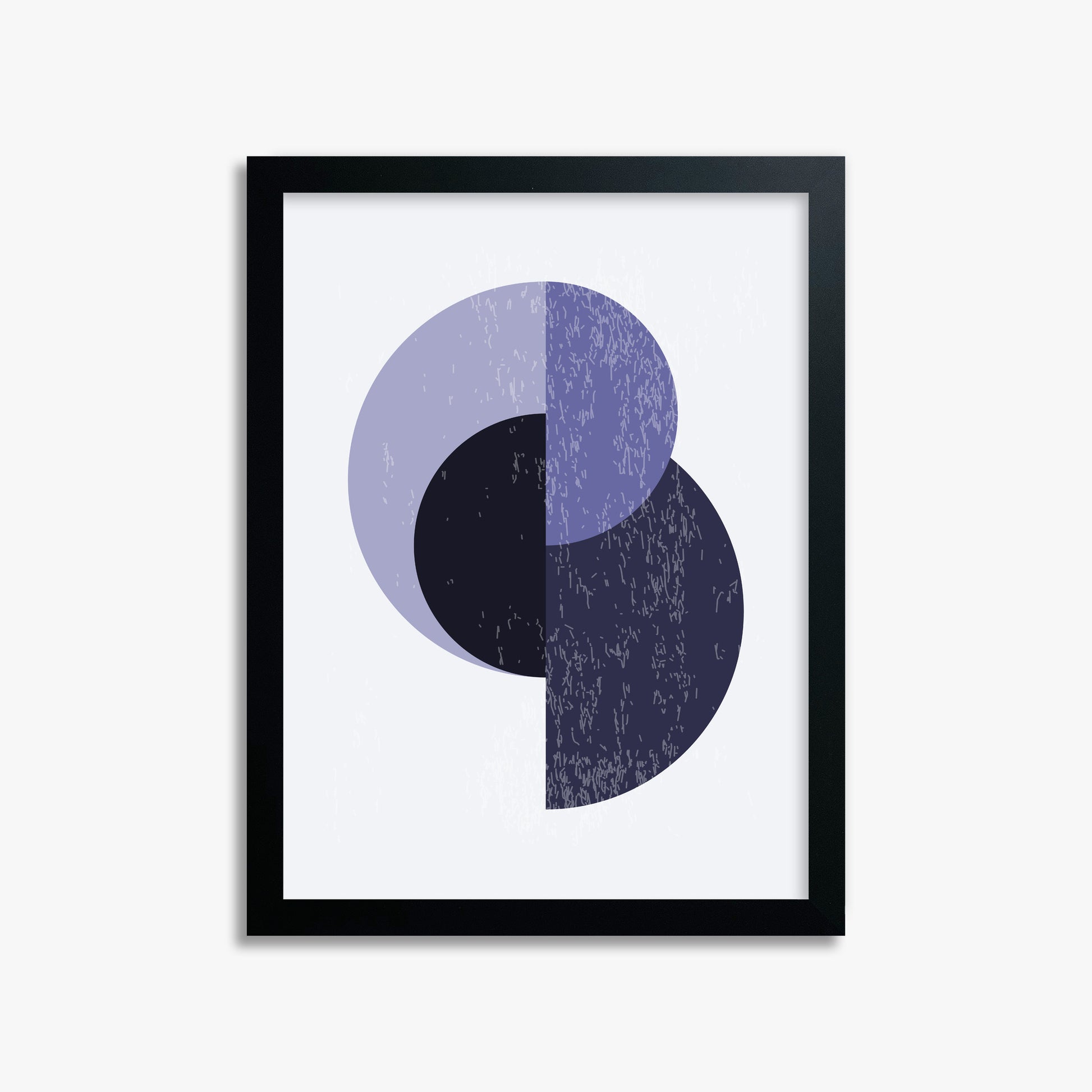 Lunar Eclipse, 30x40cm Framed Poster With Black Frame