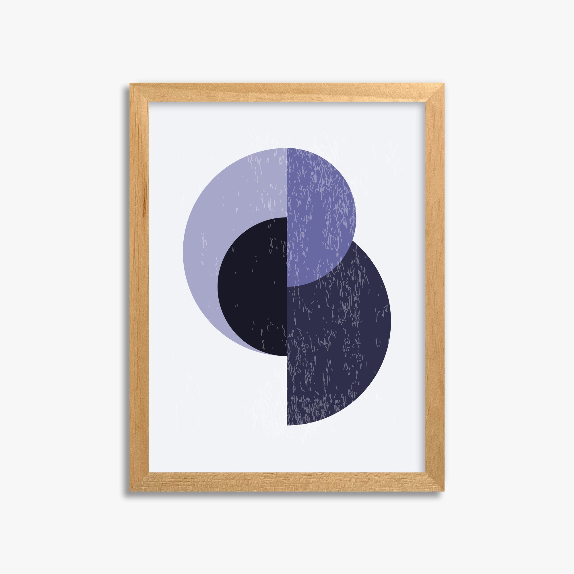 Lunar Eclipse, 30x40cm Framed Poster With Oak Frame