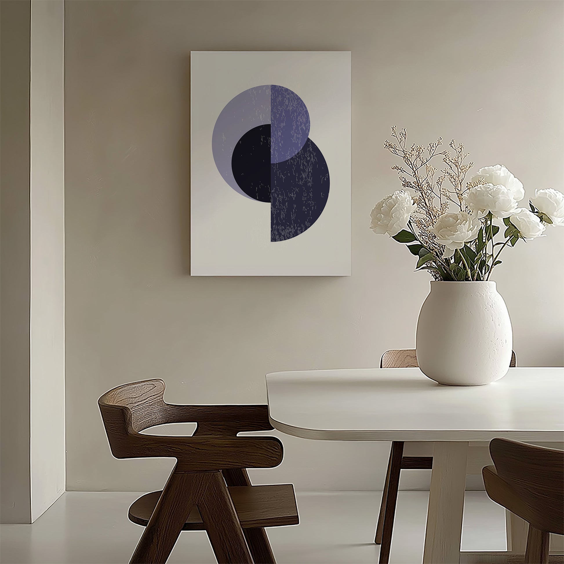 Design Concept No. 58 for Lunar Eclipse Modern Satin Canvas Poster Art