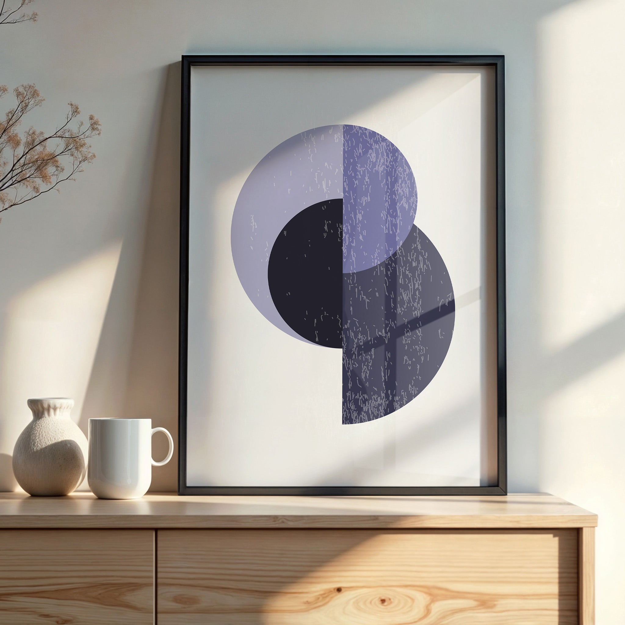 Design Concept No. 22 for Lunar Eclipse Modern Poster Art