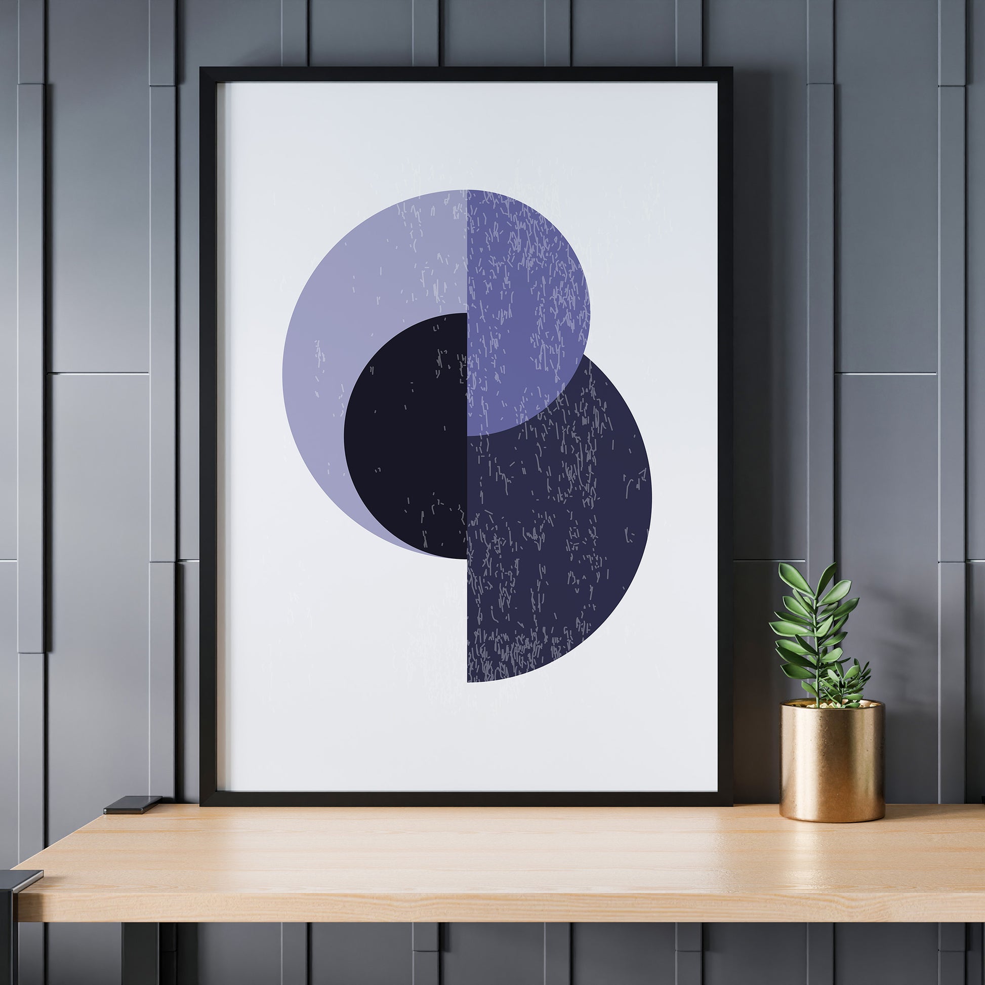 Design Concept No. 24 for Lunar Eclipse Modern Poster Art