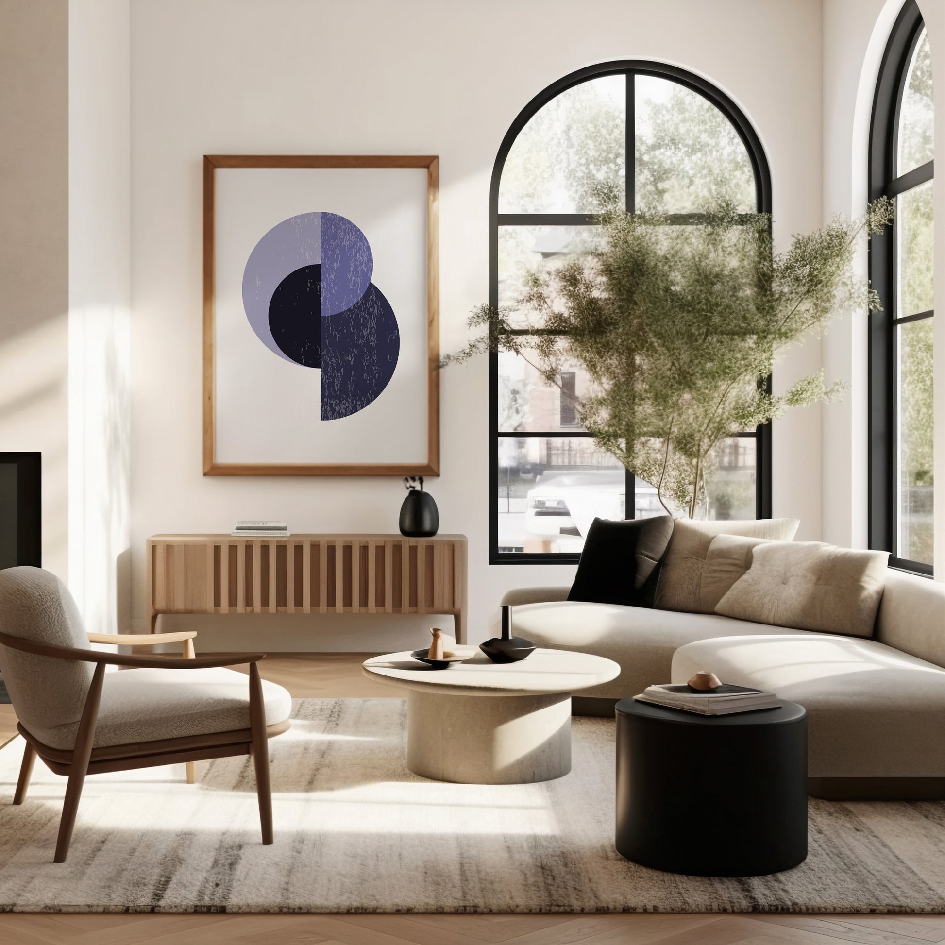 Design Concept No. 40 for Lunar Eclipse Modern Poster Art