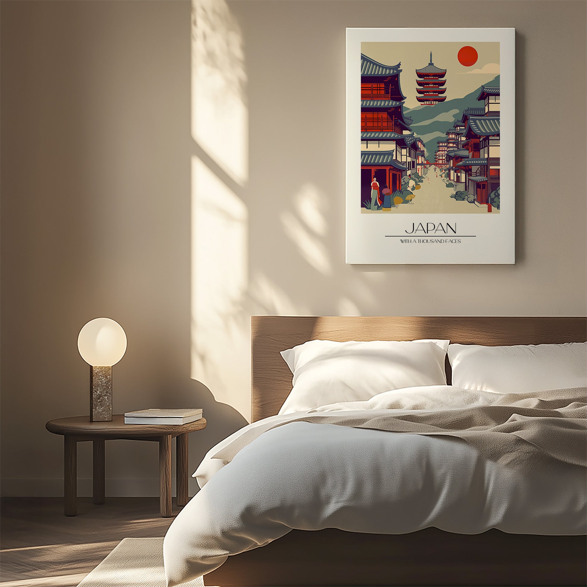 Design Concept No. 55 for Ancient Street Journey Modern Satin Canvas Poster Art