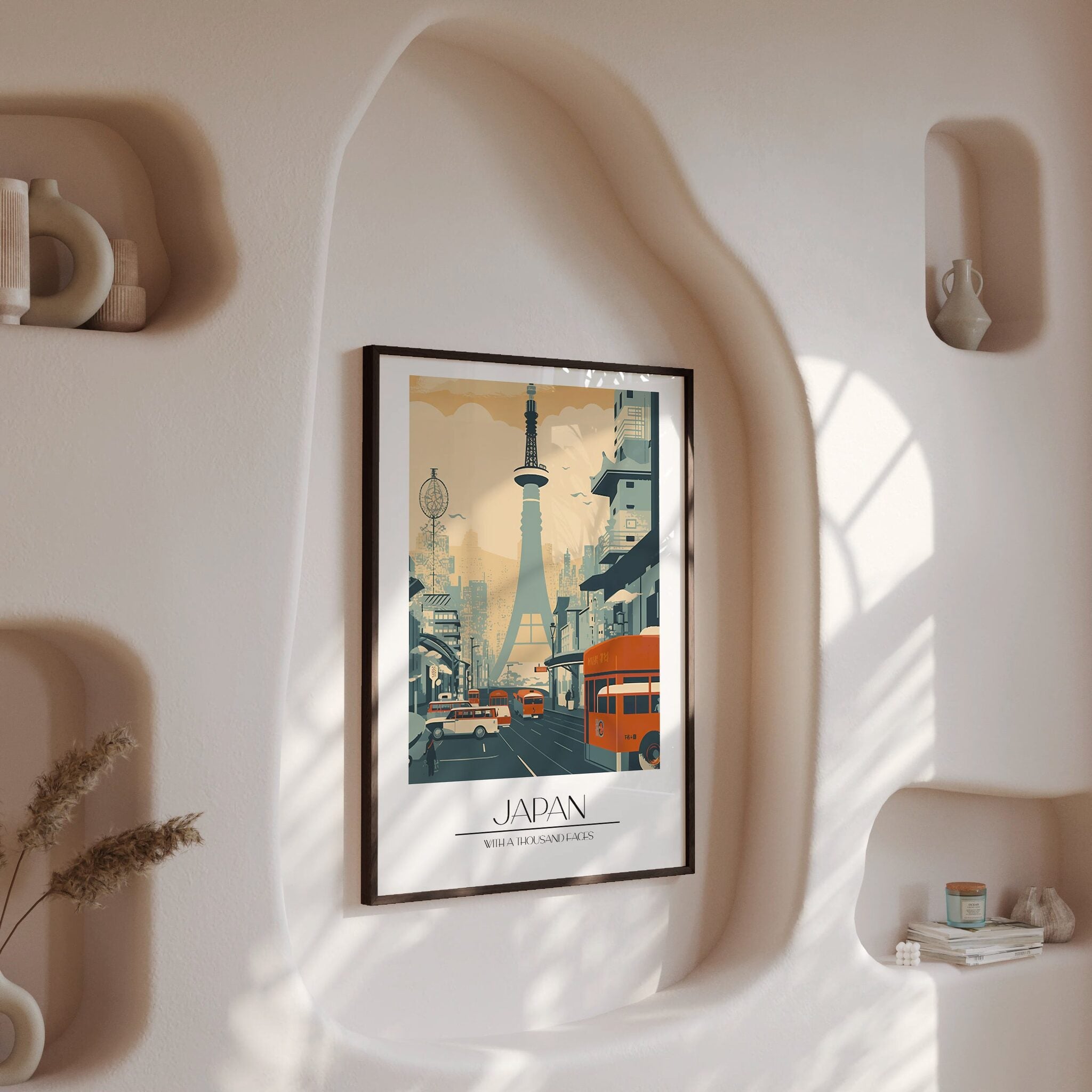 Design Concept No. 13 for Retro Tower Boulevard Modern Poster Art