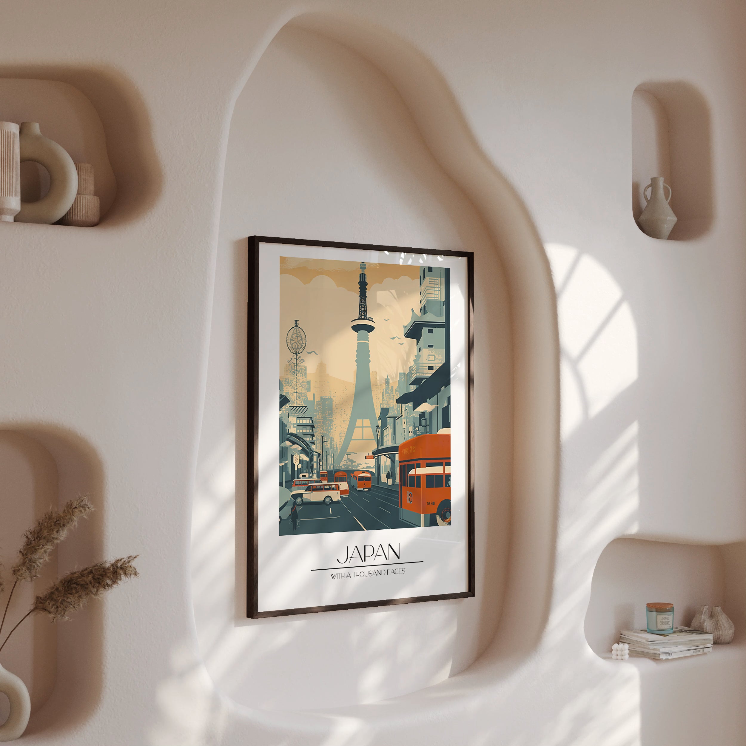Design Concept No. 13 for Retro Tower Boulevard Modern Poster Art