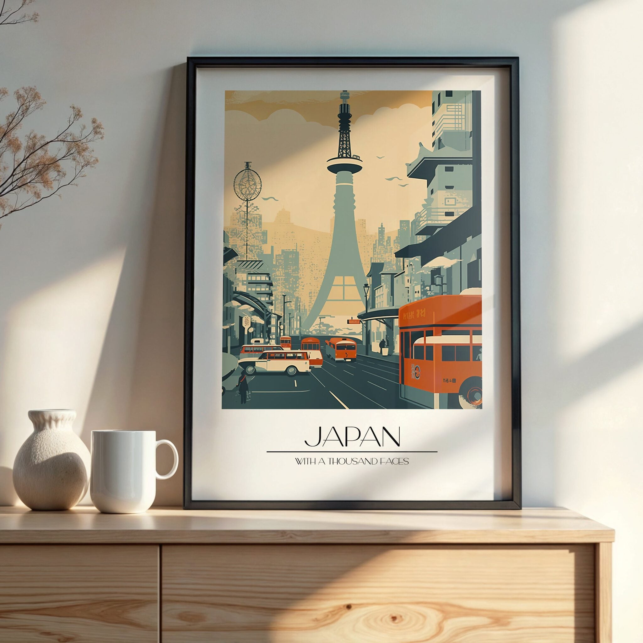 Design Concept No. 22 for Retro Tower Boulevard Modern Poster Art