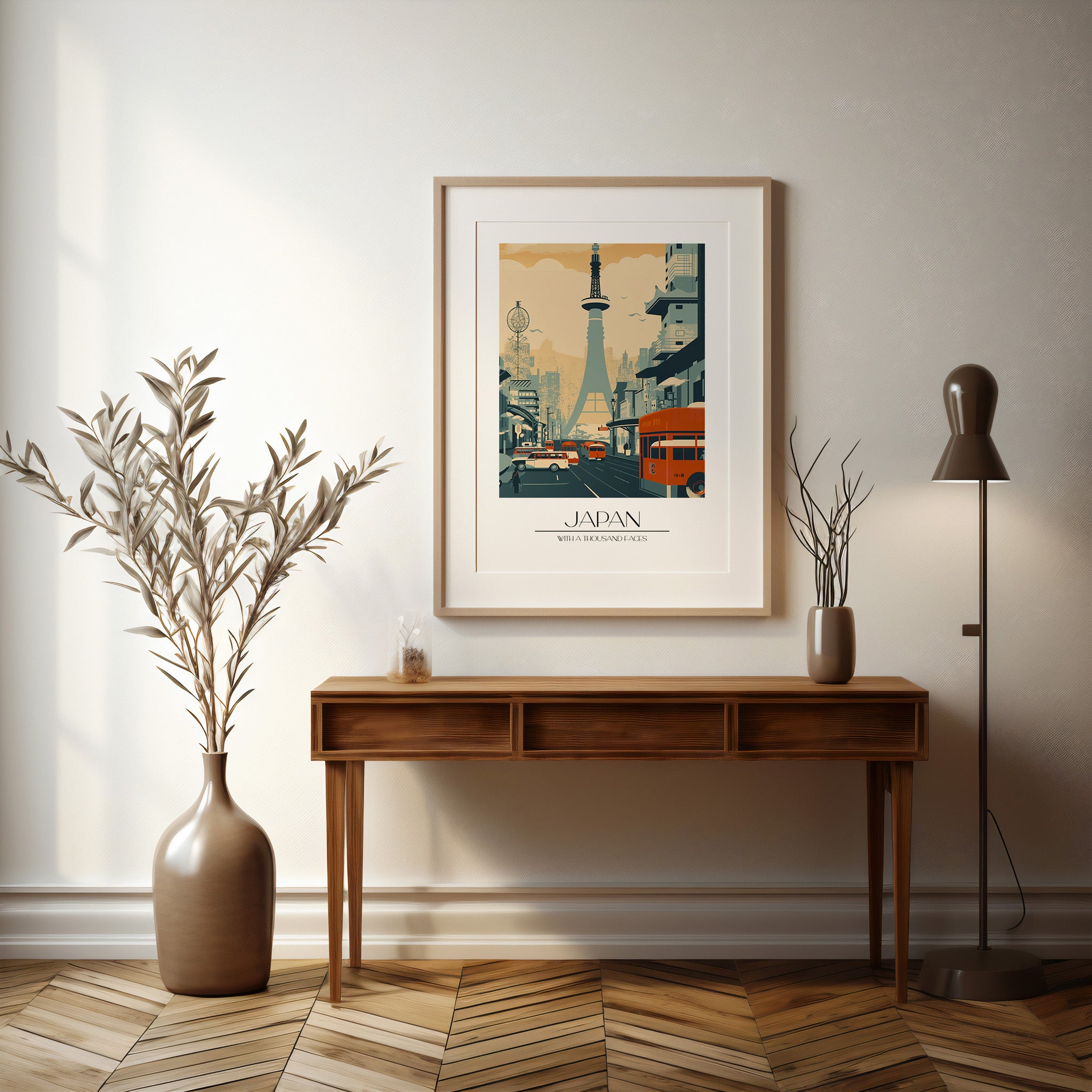 Design Concept No. 37 for Retro Tower Boulevard Modern Poster Art